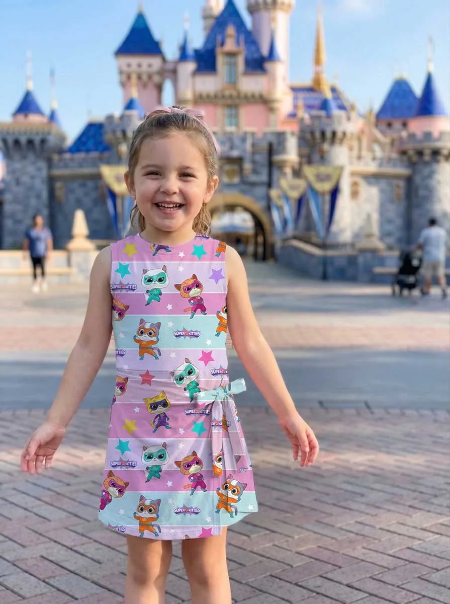 Girls SuperKitties Pastel Tennis Dress Skirt, Family Matching Disney Outfit - Image 8
