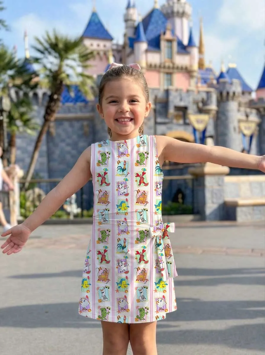 Girls Disney Magical Summer Tennis Dress Skirt, Family Matching Vacation Outfit - Image 7