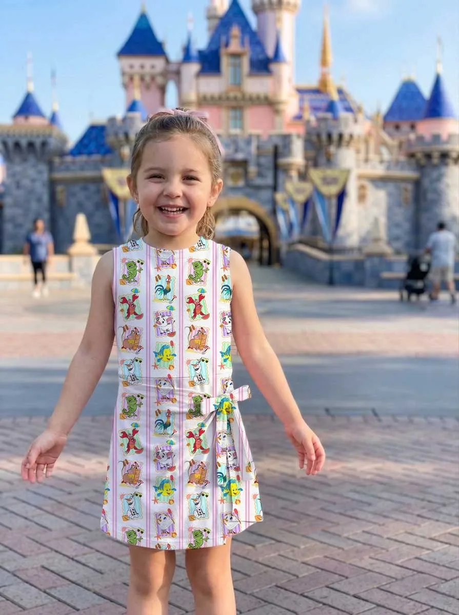 Girls Disney Magical Summer Tennis Dress Skirt, Family Matching Vacation Outfit - Image 8