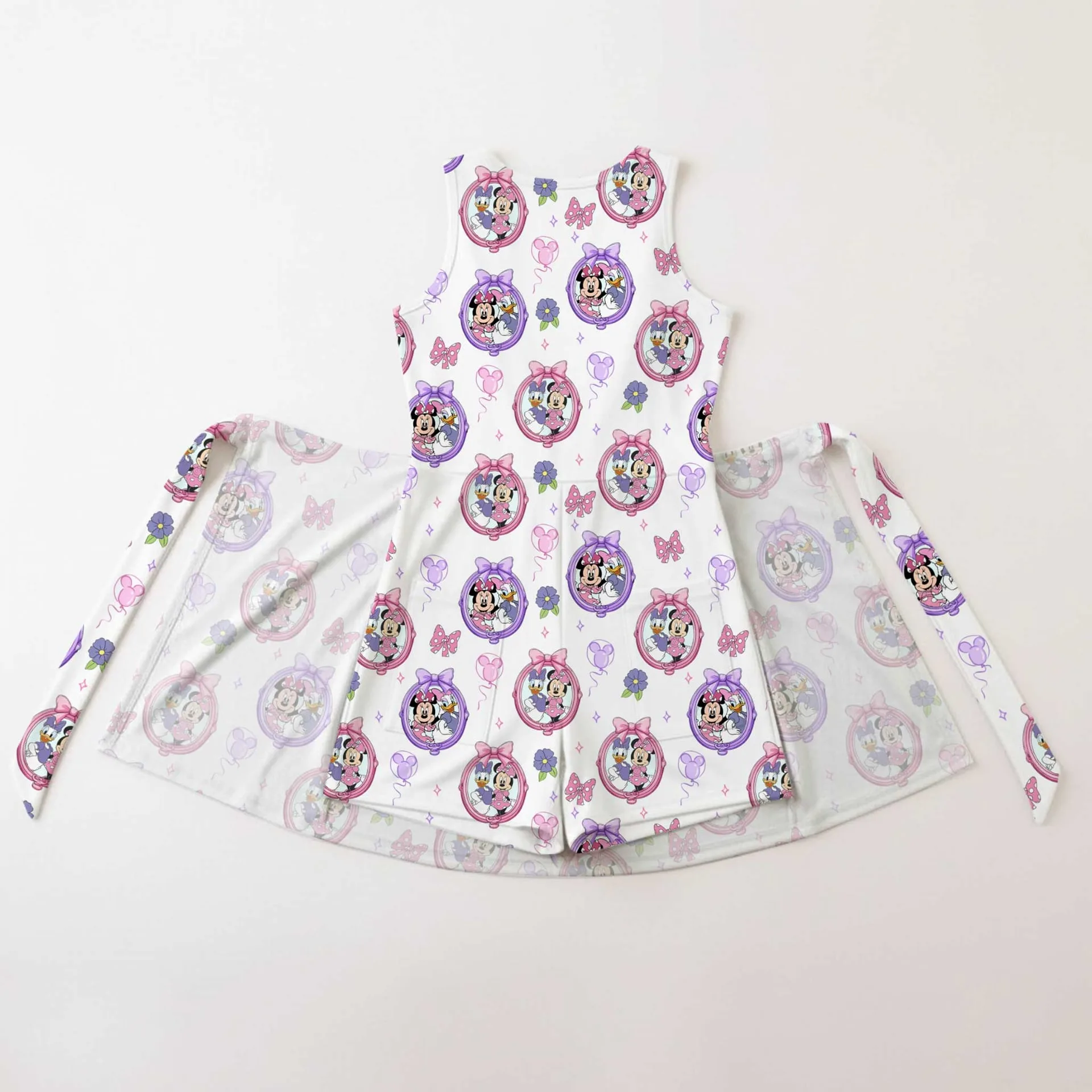 Girls Minnie Daisy Besties Tennis Dress Skirt, Family Matching Disney Outfit - Image 2