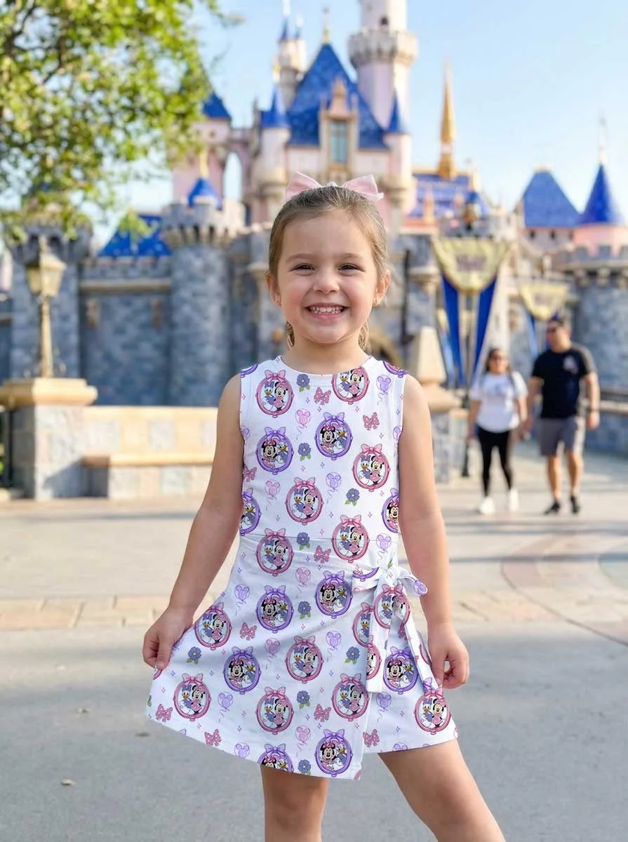 Girls Minnie Daisy Besties Tennis Dress Skirt, Family Matching Disney Outfit - Image 6