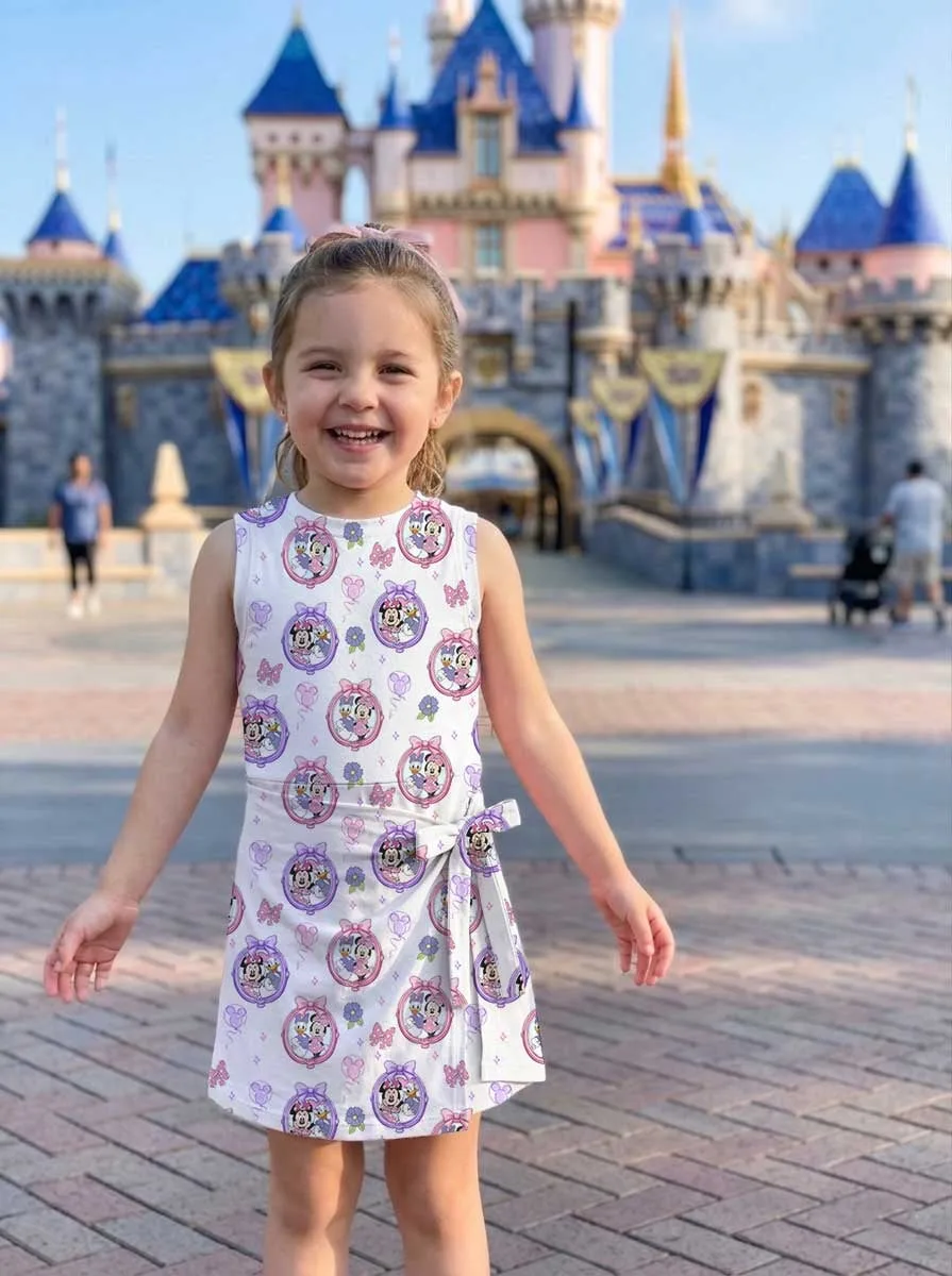 Girls Minnie Daisy Besties Tennis Dress Skirt, Family Matching Disney Outfit - Image 8