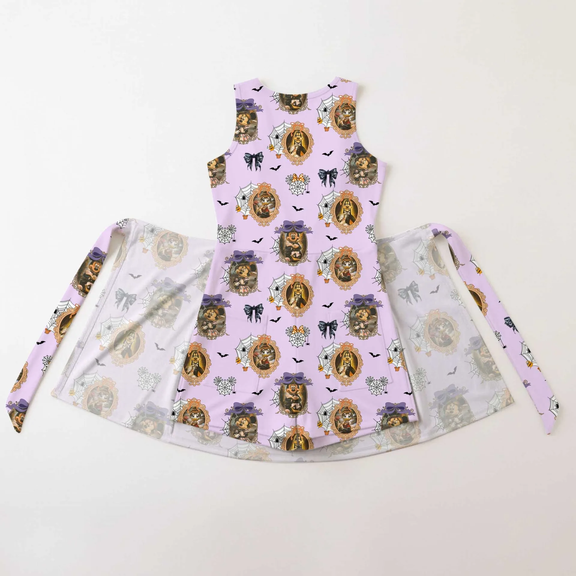 Girls Vintage Mickey Halloween Tennis Dress Skirt, Family Matching Disney Outfit - Image 9