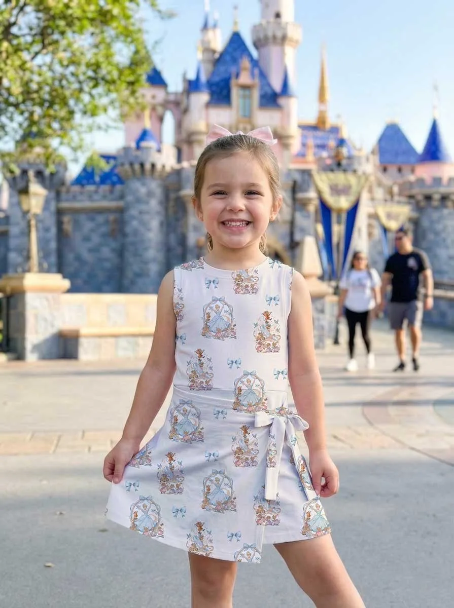Girls Cinderella Coquette Tennis Dress Skirt, Family Matching Disney Outfit - Image 5