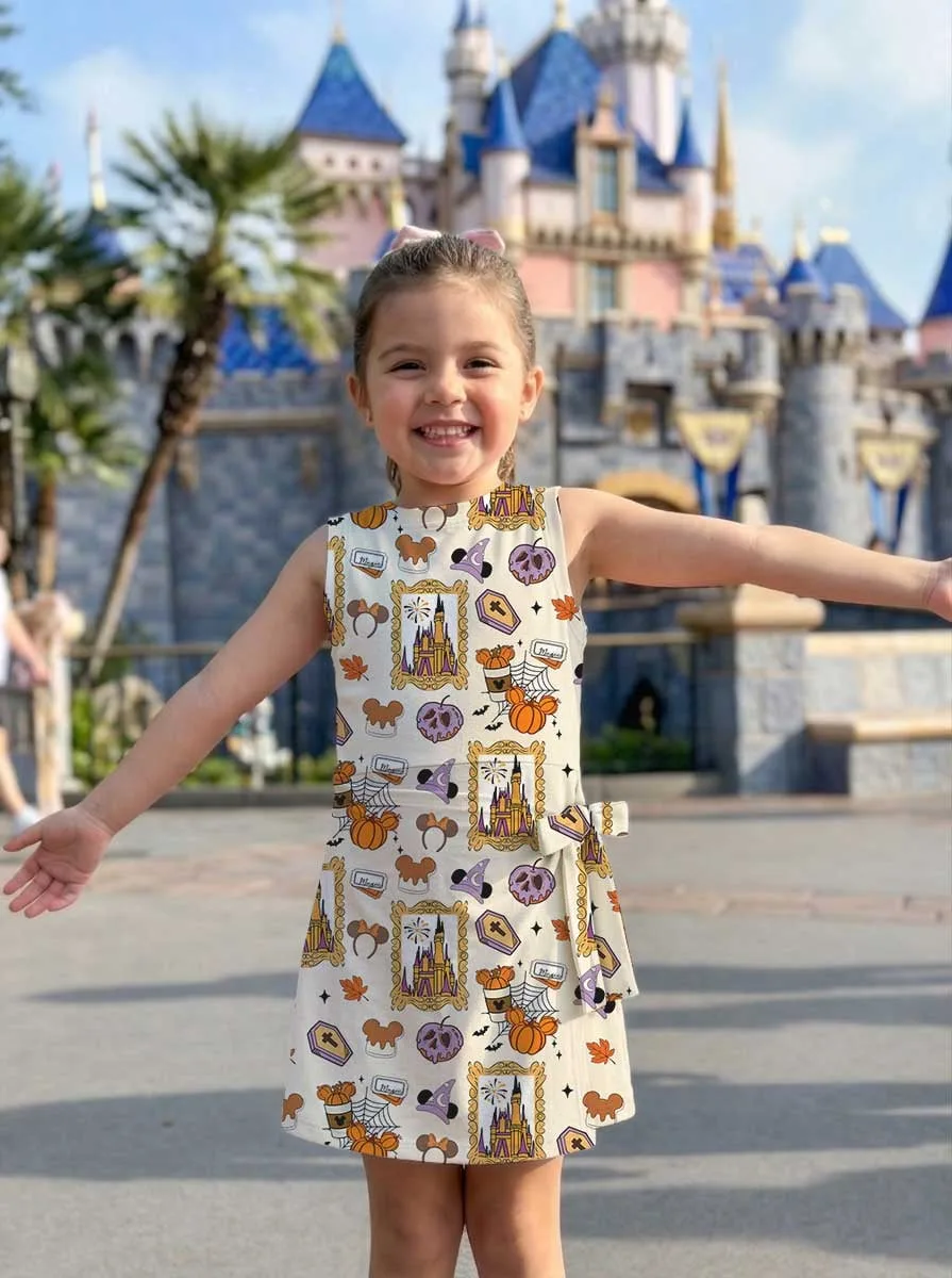 Girls Halloween Mickey Ears Tennis Dress Skirt, Family Matching Disney Outfit - Image 7
