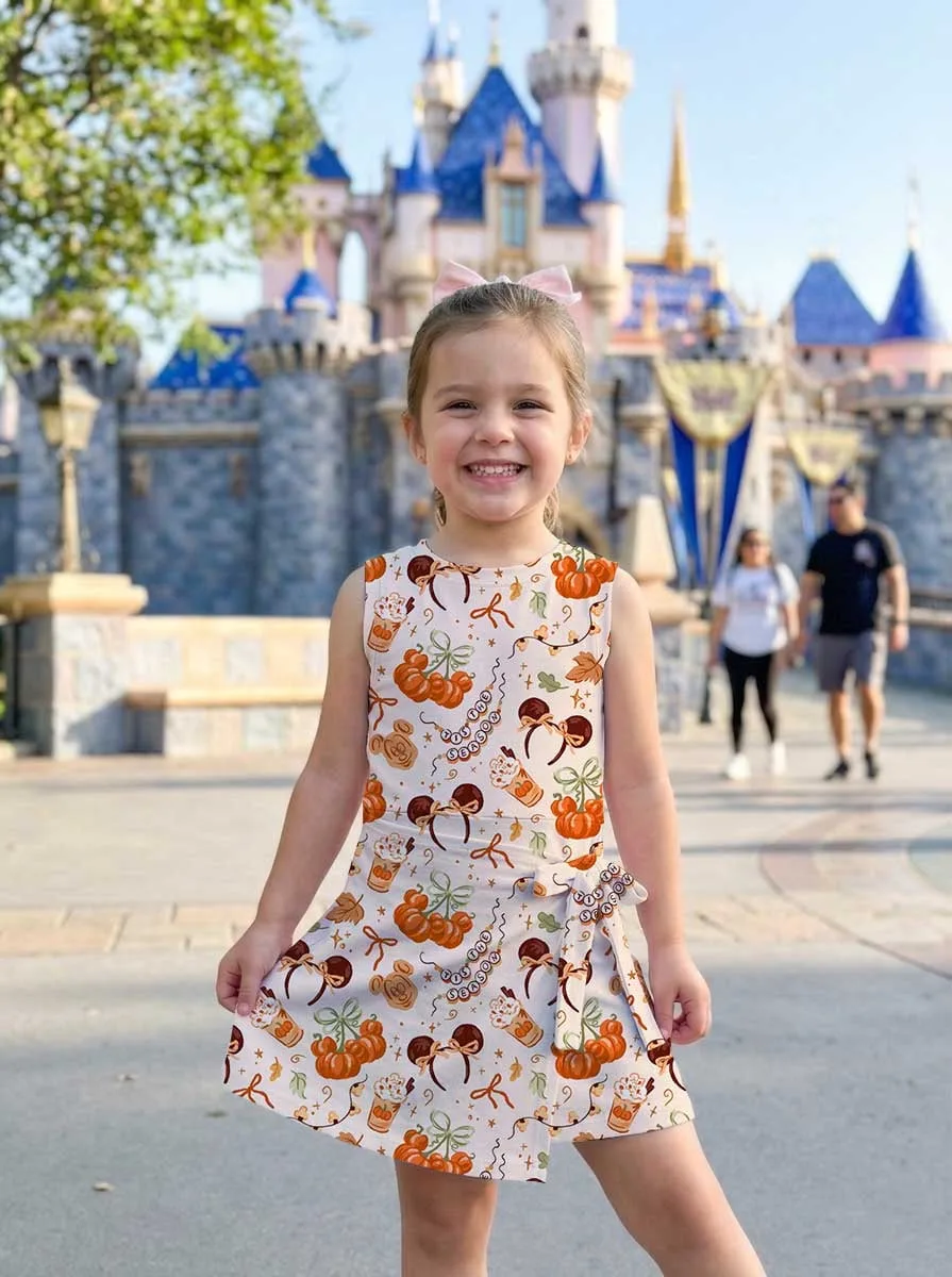 Girls Disney Fall Mickey Ears Tennis Dress Skirt, Family Matching Outfit - Image 5