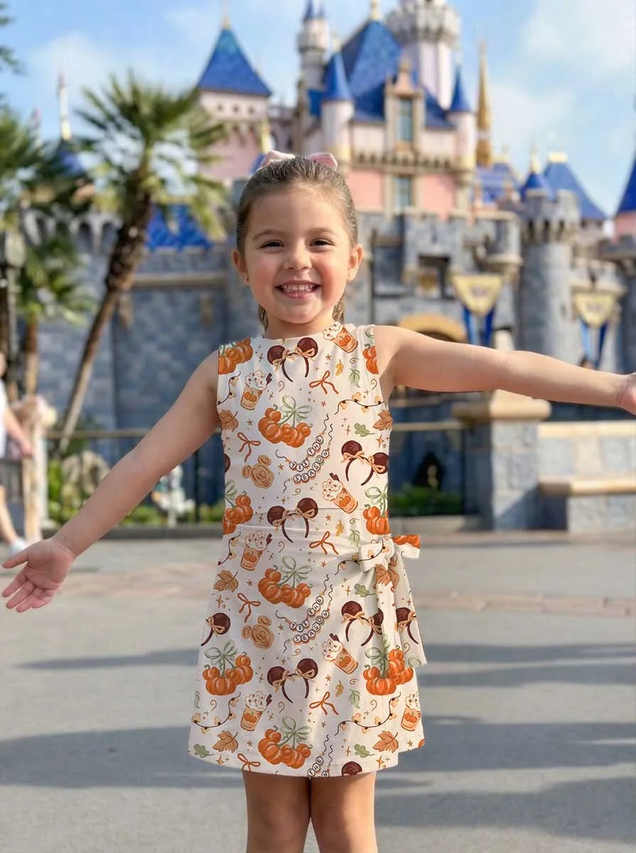 Girls Disney Fall Mickey Ears Tennis Dress Skirt, Family Matching Outfit - Image 4