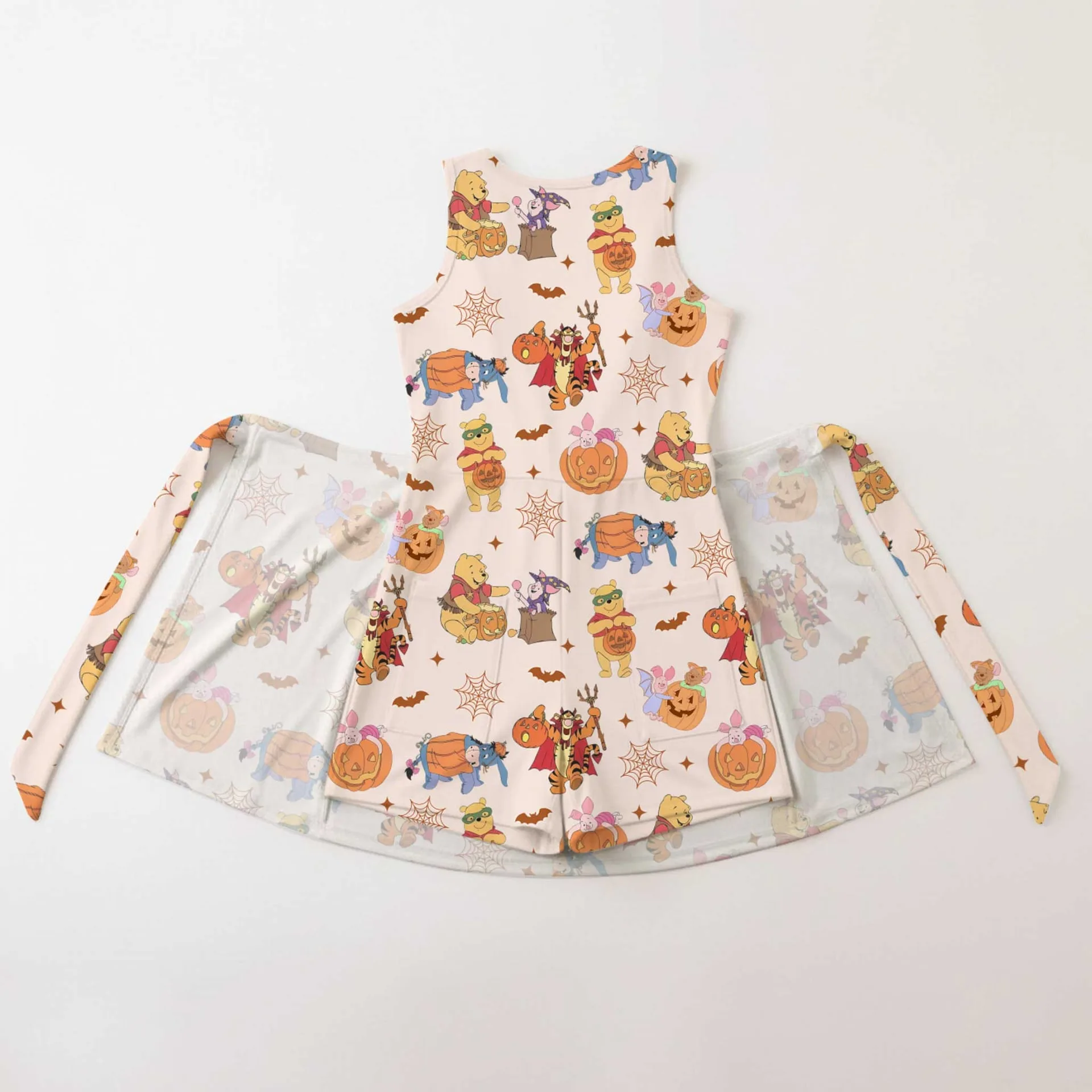 Girls Winnie The Pooh Halloween Tennis Dress Skirt, Family Matching Outfit - Image 9