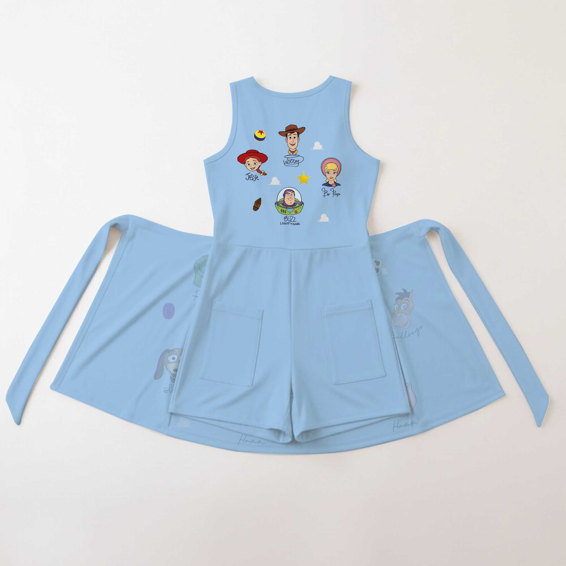 Girls Toy Story Balloons Tennis Dress Skirt, Family Matching Athletic Outfit - Image 5