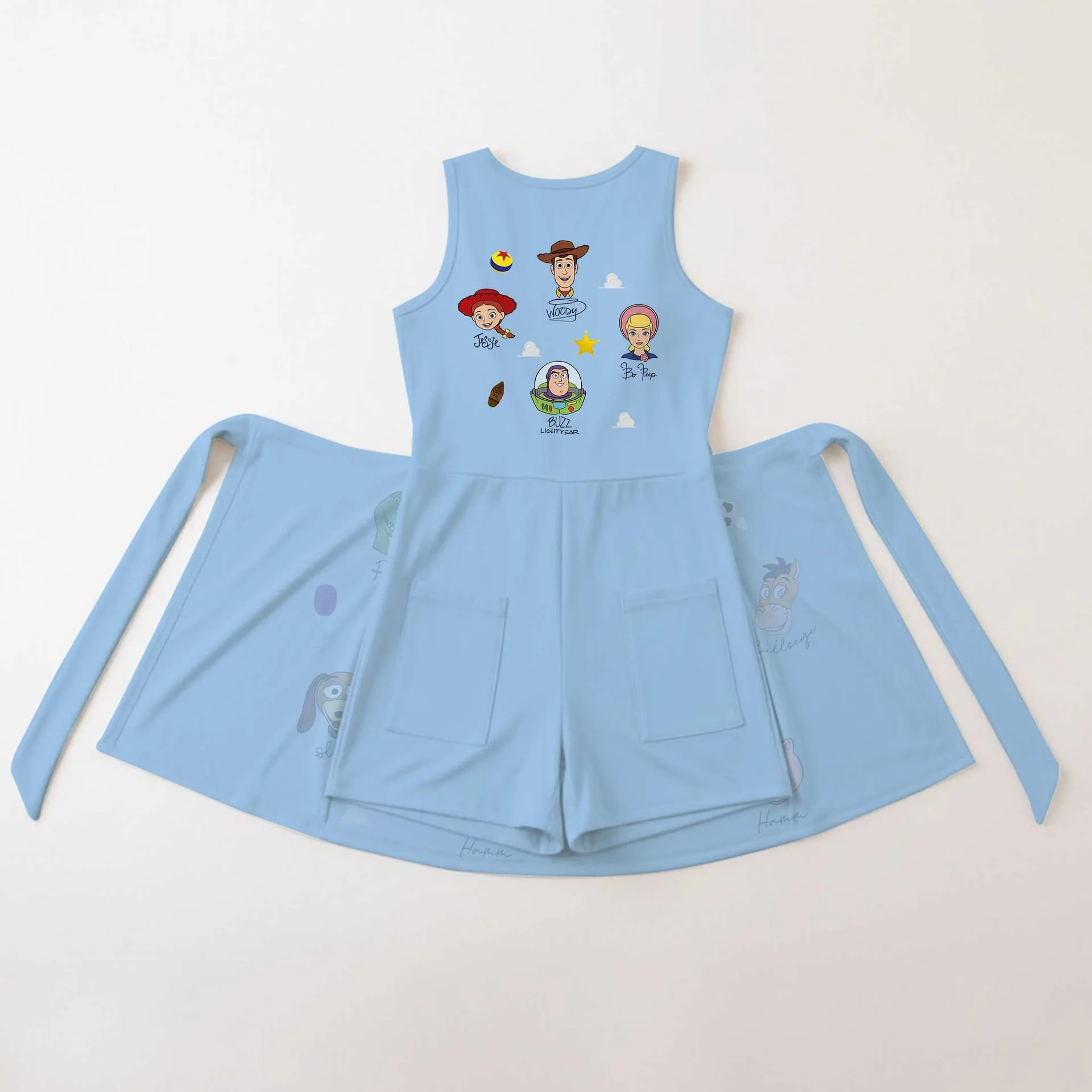Girls Toy Story Balloons Tennis Dress Skirt, Family Matching Athletic Outfit - Image 5