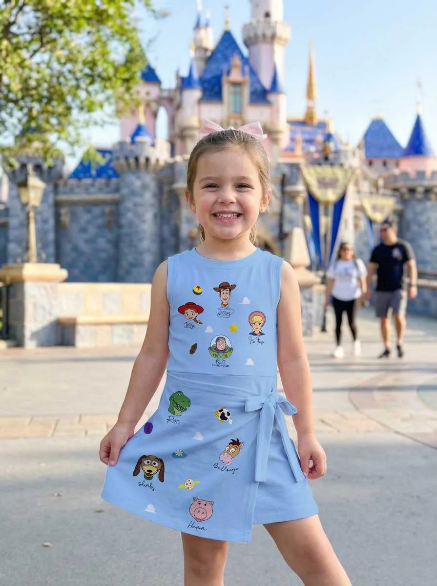 Girls Toy Story Balloons Tennis Dress Skirt, Family Matching Athletic Outfit - Image 6