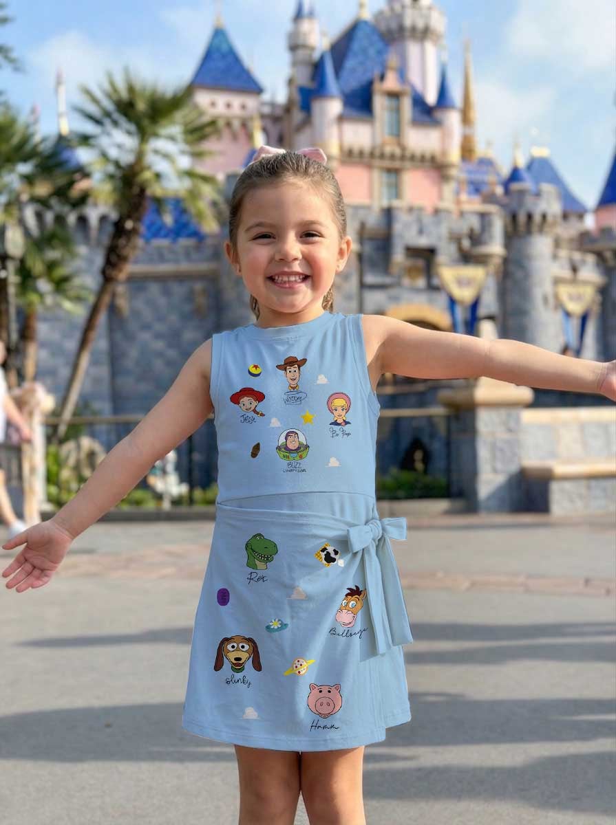 Girls Toy Story Balloons Tennis Dress Skirt, Family Matching Athletic Outfit - Image 4