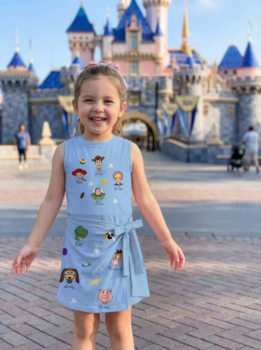 Girls Toy Story Balloons Tennis Dress Skirt, Family Matching Athletic Outfit - Image 3
