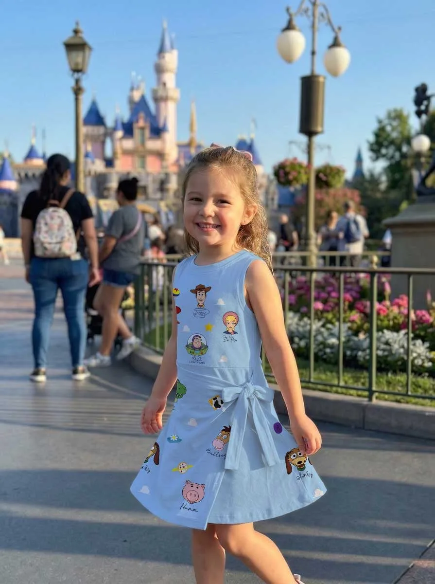 Girls Toy Story Balloons Tennis Dress Skirt, Family Matching Athletic Outfit - Image 2
