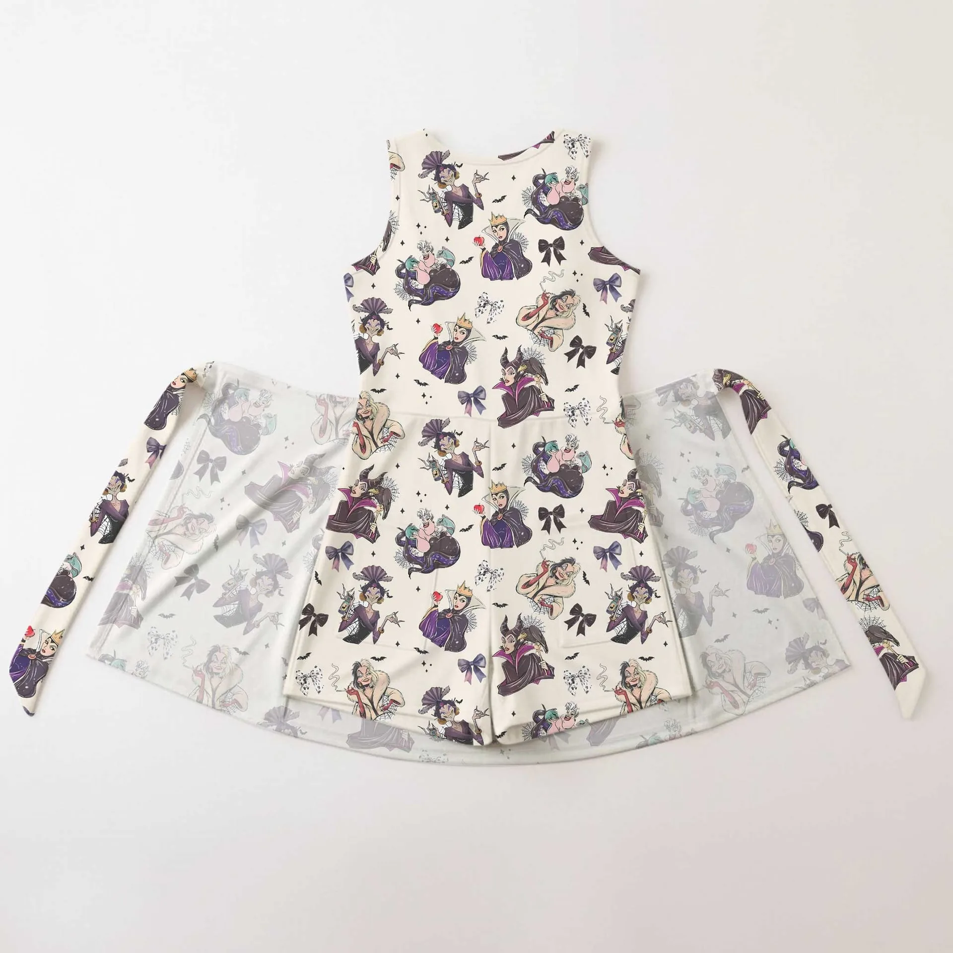 Girls Disney Villains Tennis Dress Skirt, Family Matching Halloween Outfit - Image 2