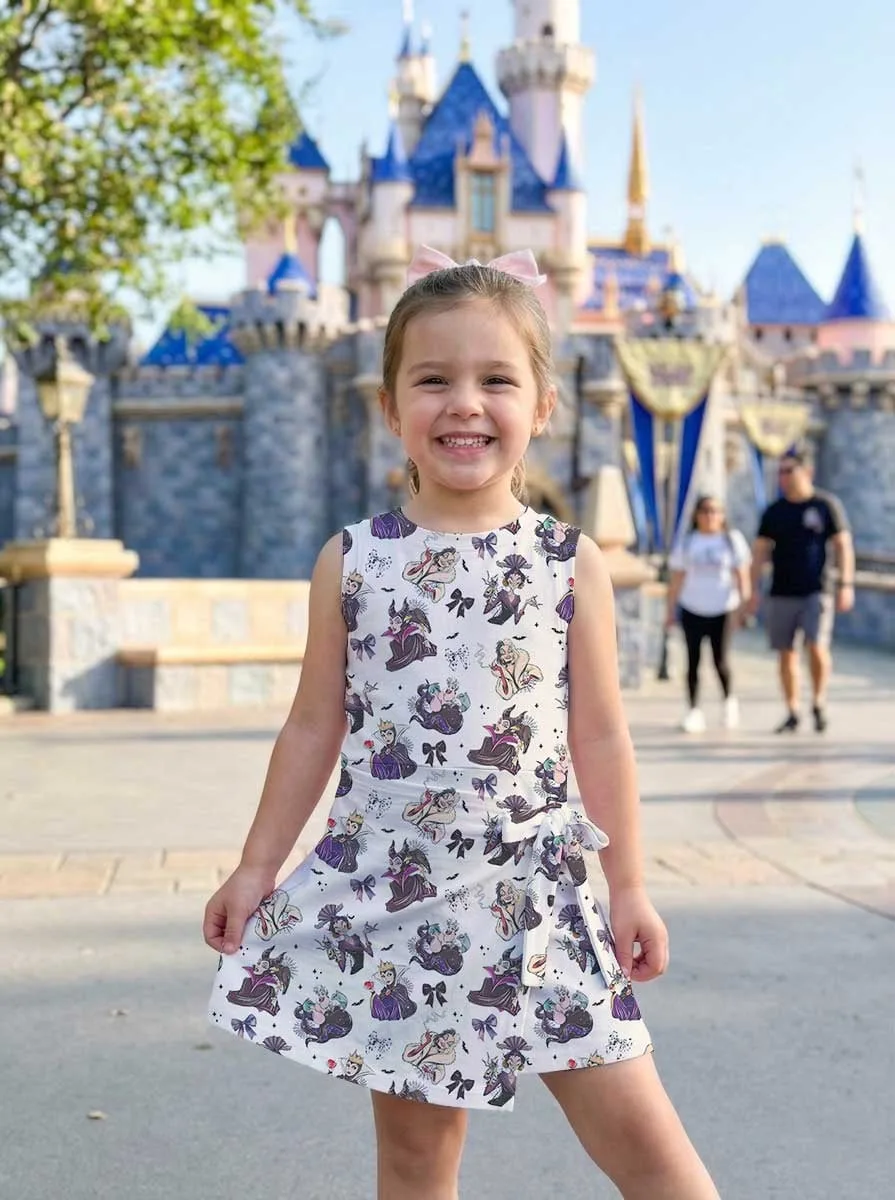 Girls Disney Villains Tennis Dress Skirt, Family Matching Halloween Outfit - Image 6