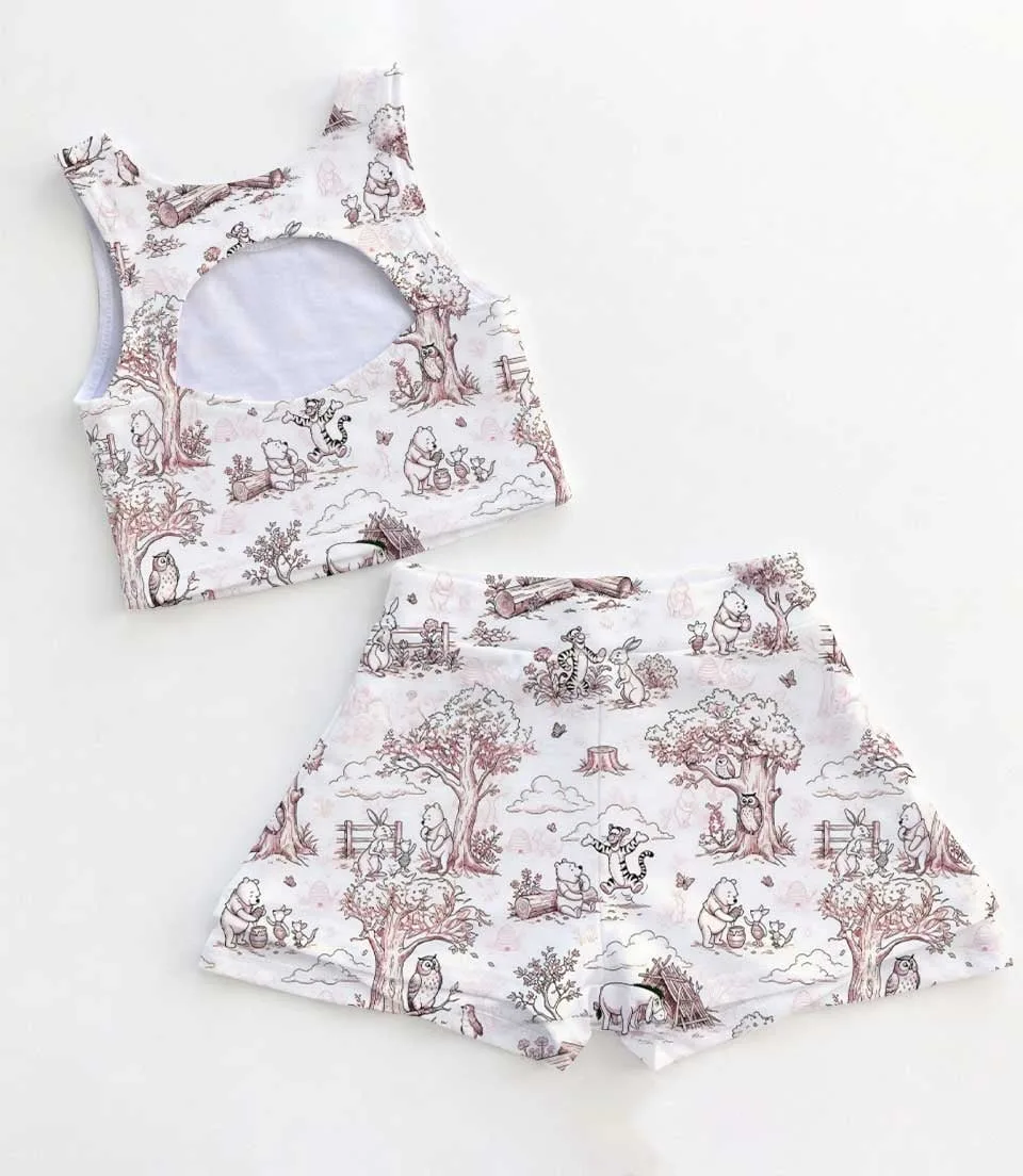 Winnie the Pooh Dress Set, Pooh and Friends Family Vacation Outfit - Image 2