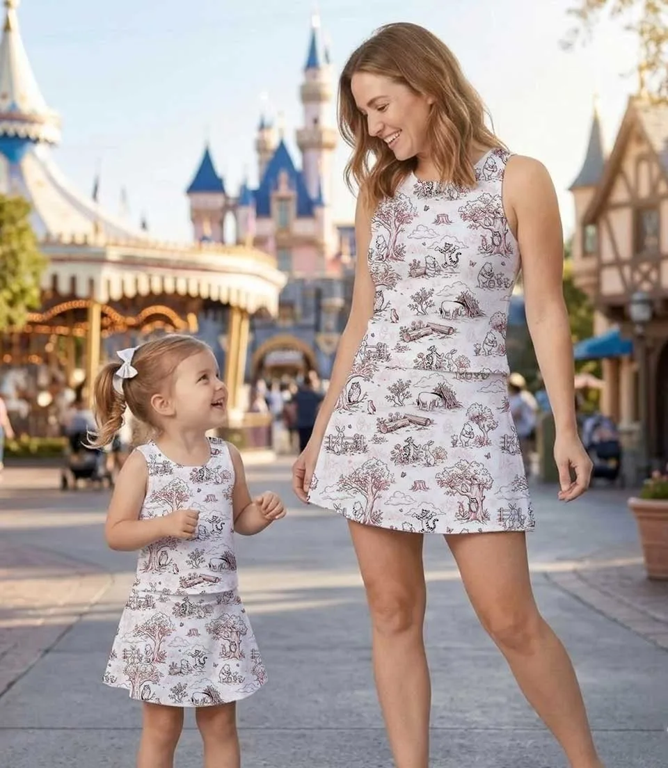 Winnie the Pooh Dress Set, Pooh and Friends Family Vacation Outfit - Image 4