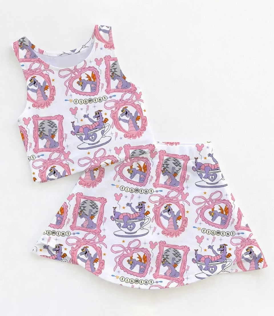 Figment Disney Dragon Dress Set, Journey Into Imagination Vacation Outfit