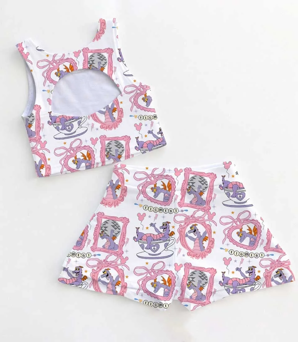 Figment Disney Dragon Dress Set, Journey Into Imagination Vacation Outfit - Image 2
