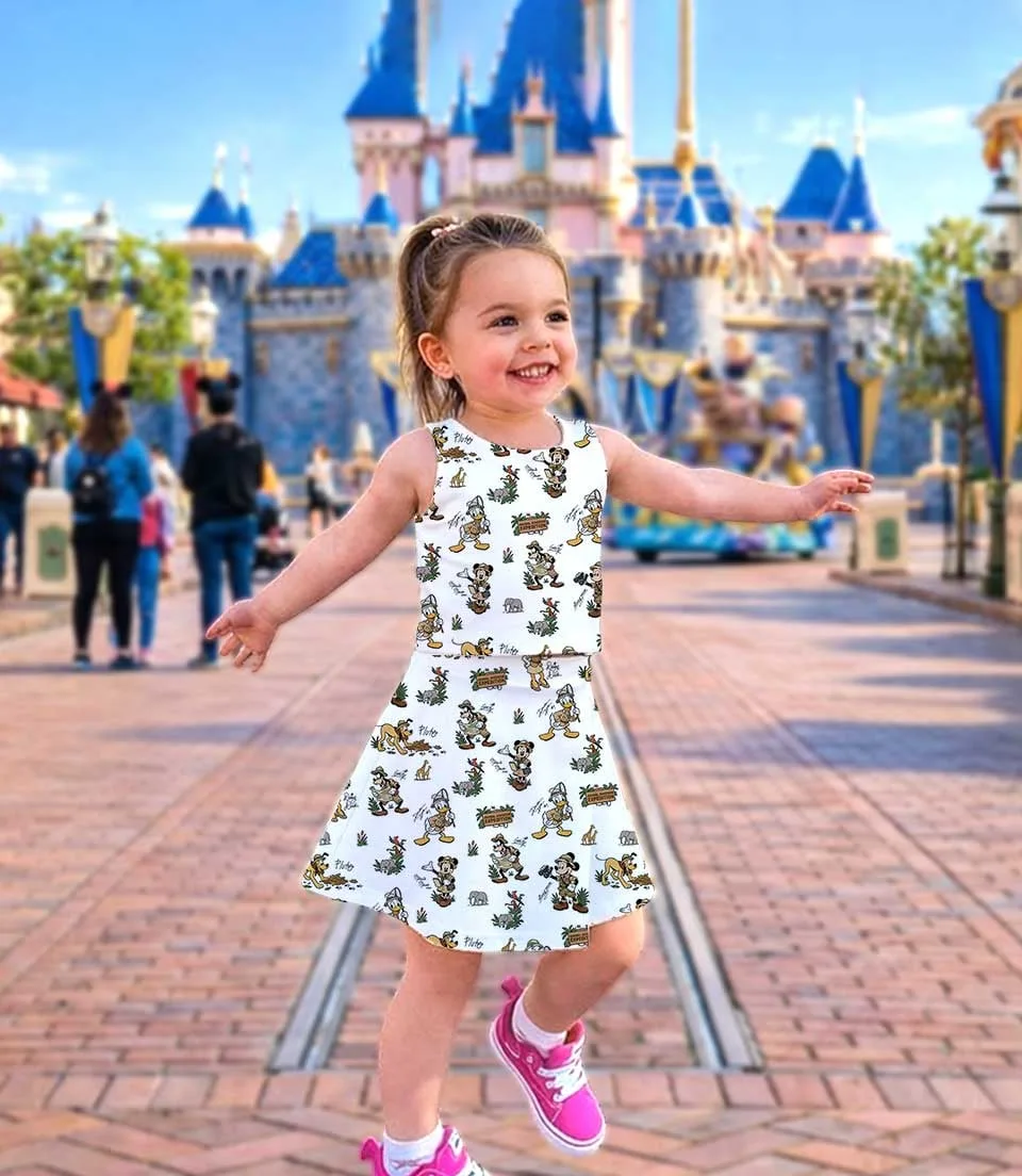 Disney Animal Kingdom Dress Set, Safari Adventure Vacation Outfit - Image 3