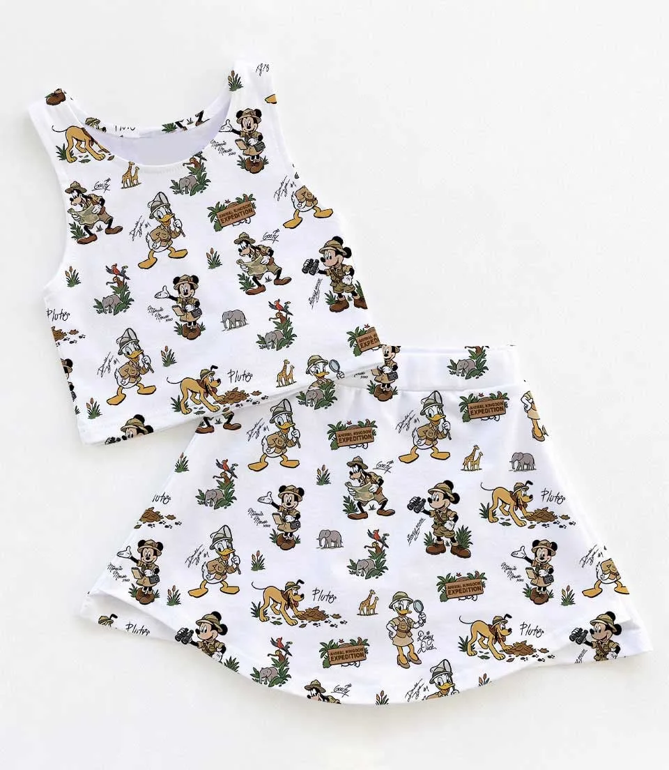 Disney Animal Kingdom Dress Set, Safari Adventure Vacation Outfit