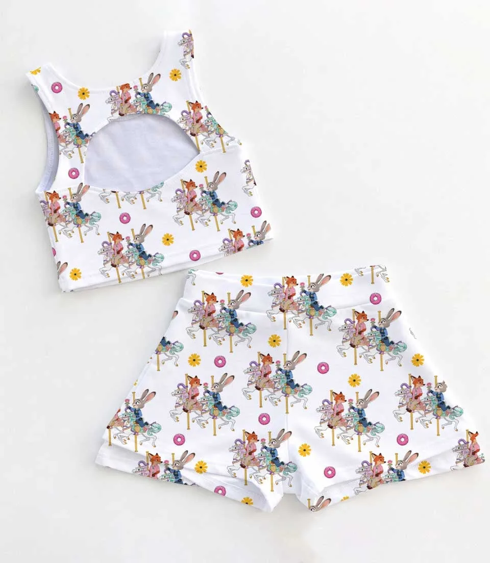 Disney Mickey and Friends Carousel Dress Set, Magical Vacation Outfit - Image 2