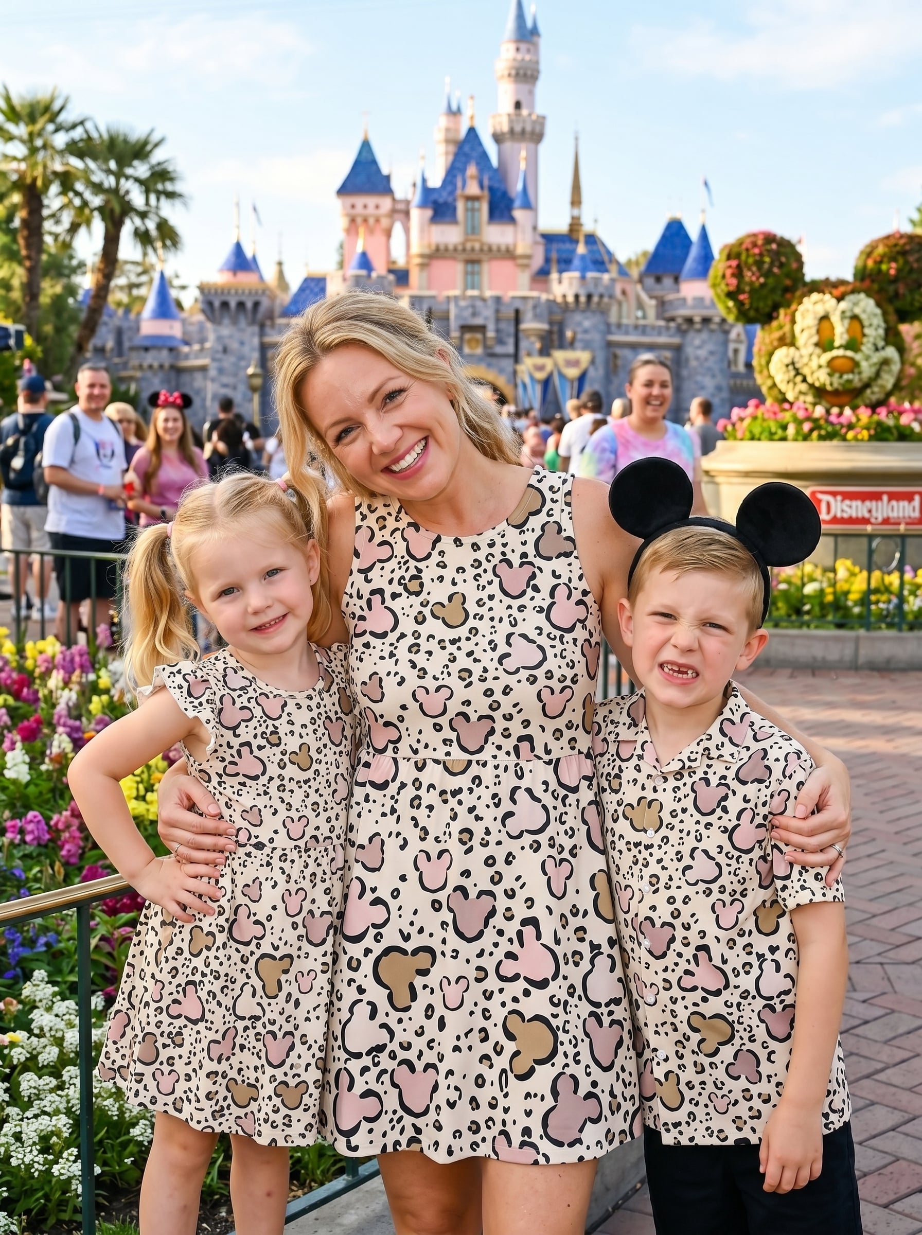 Leopard Mickey Matching Family Set, Disney Family Vacation Outfit, Disneyland Trip Clothes - Image 4