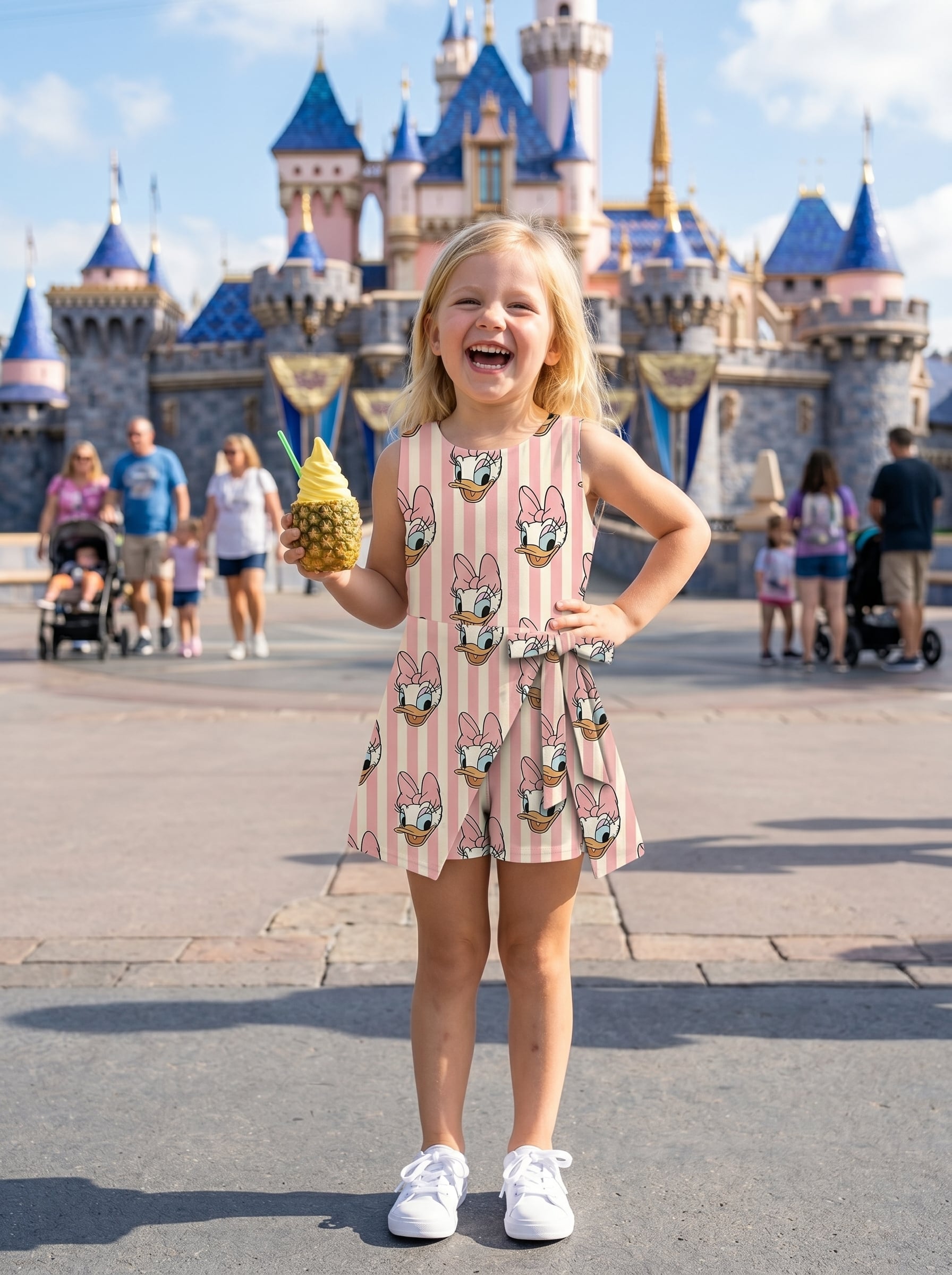 Daisy Duck Tennis Dress Skirt, Disney Tennis Skort For Women - Image 4