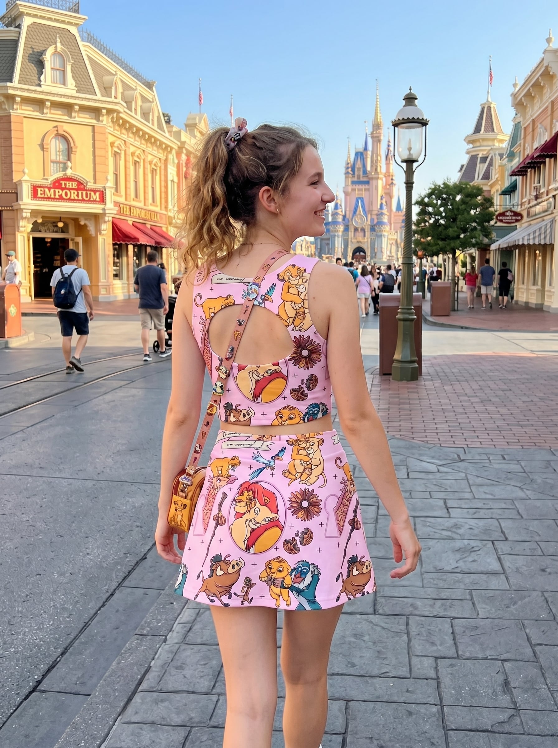 Lion King Matching Dress Set, Mom And Me Cartoon Outfit, Disneyland Family Trip Clothes - Image 3