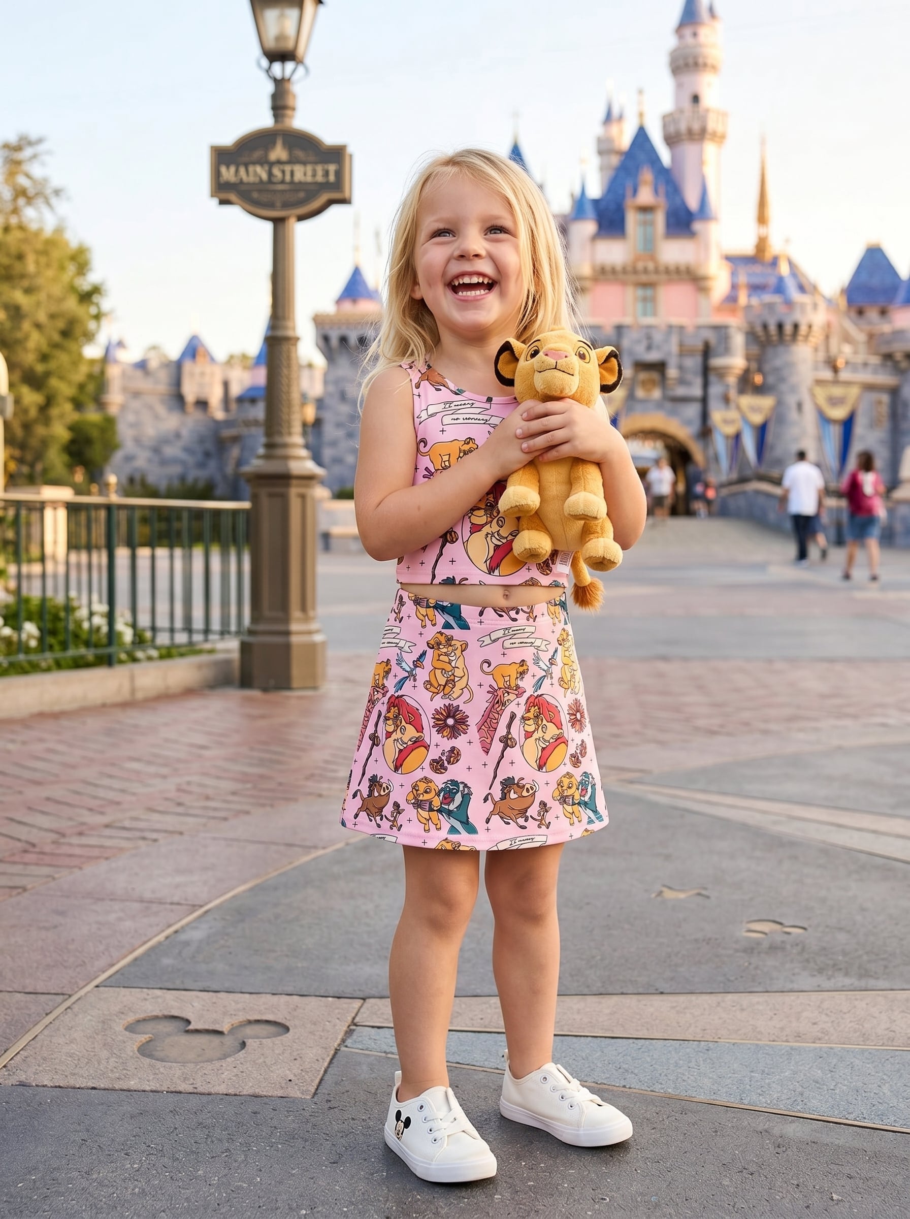 Lion King Matching Dress Set, Mom And Me Cartoon Outfit, Disneyland Family Trip Clothes - Image 2