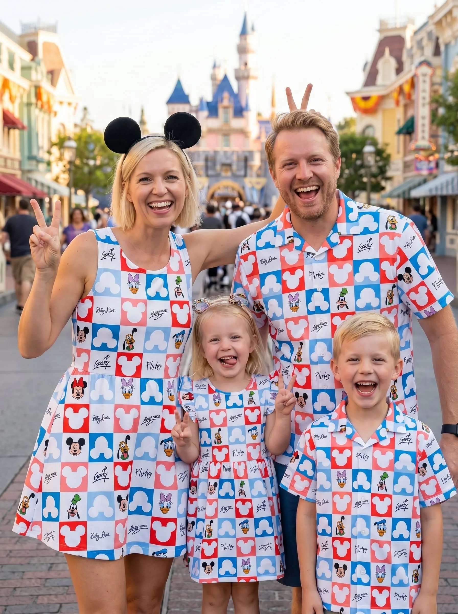 Mickey & Friends Matching Family Set, Disney Family Vacation Outfit, Disneyland Trip Clothes - Image 2