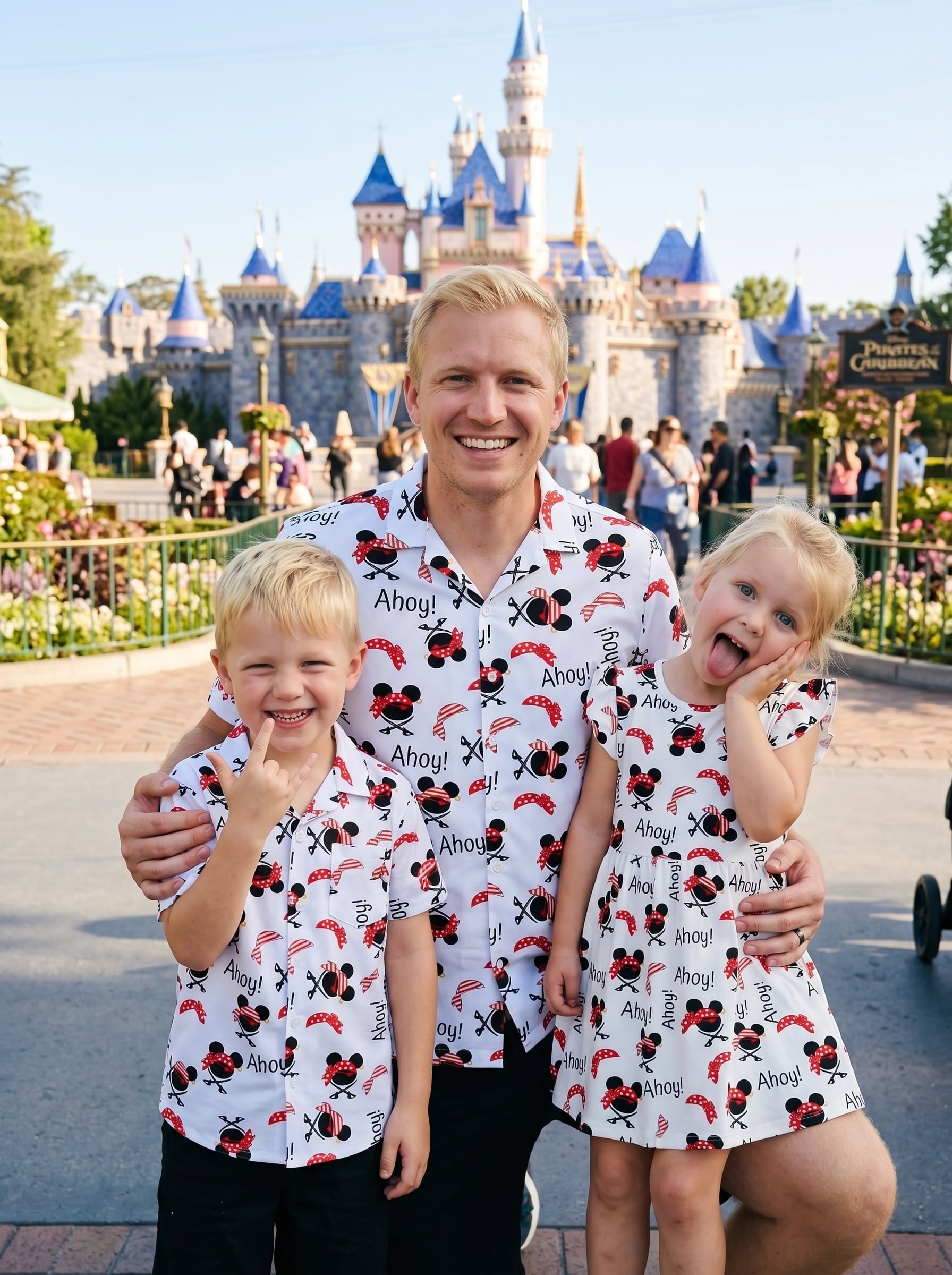 Disney Pirate Matching Family Set, Disney Family Vacation Outfit, Disneyland Trip Clothes - Image 5