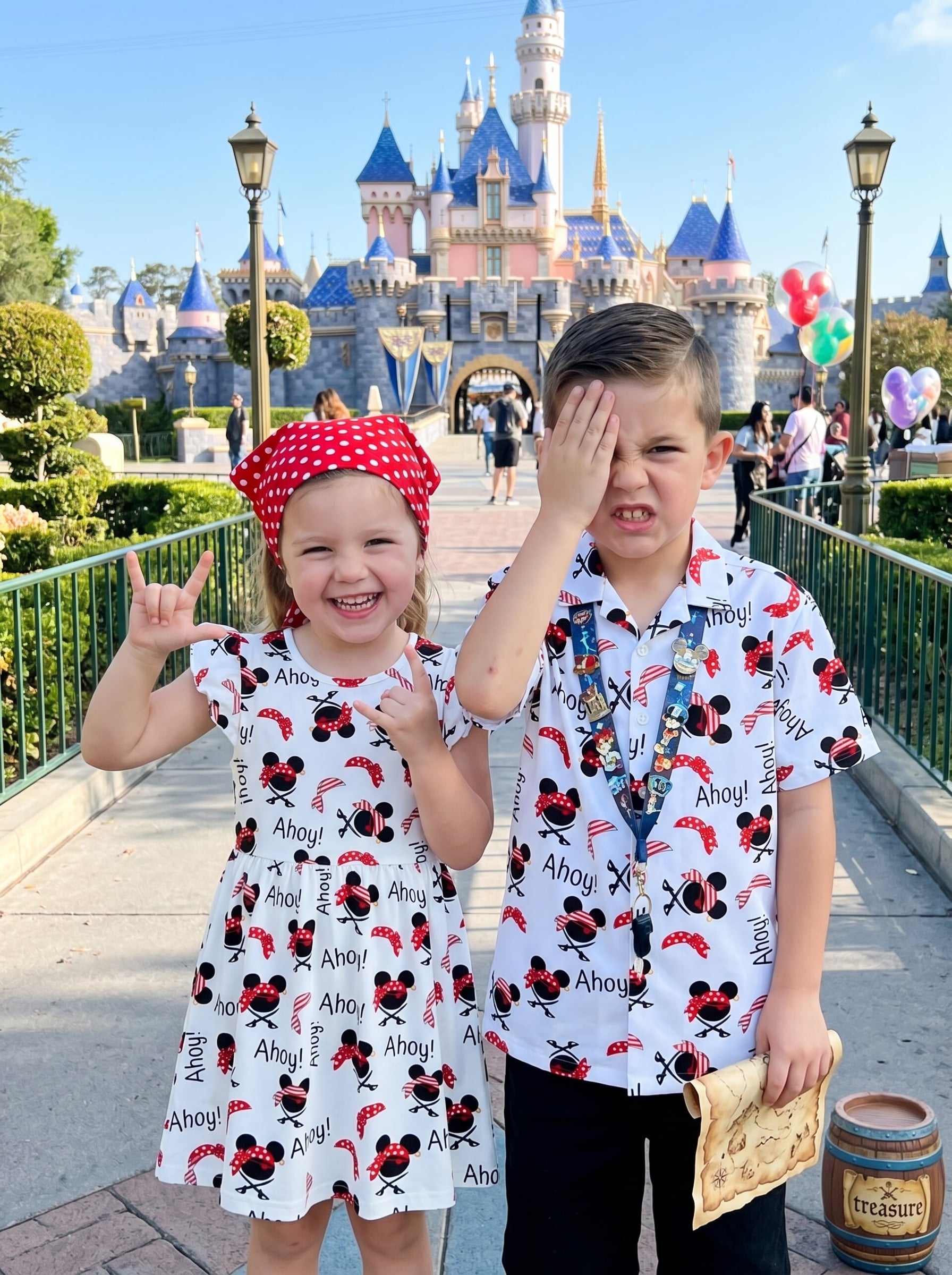 Disney Pirate Matching Family Set, Disney Family Vacation Outfit, Disneyland Trip Clothes - Image 3