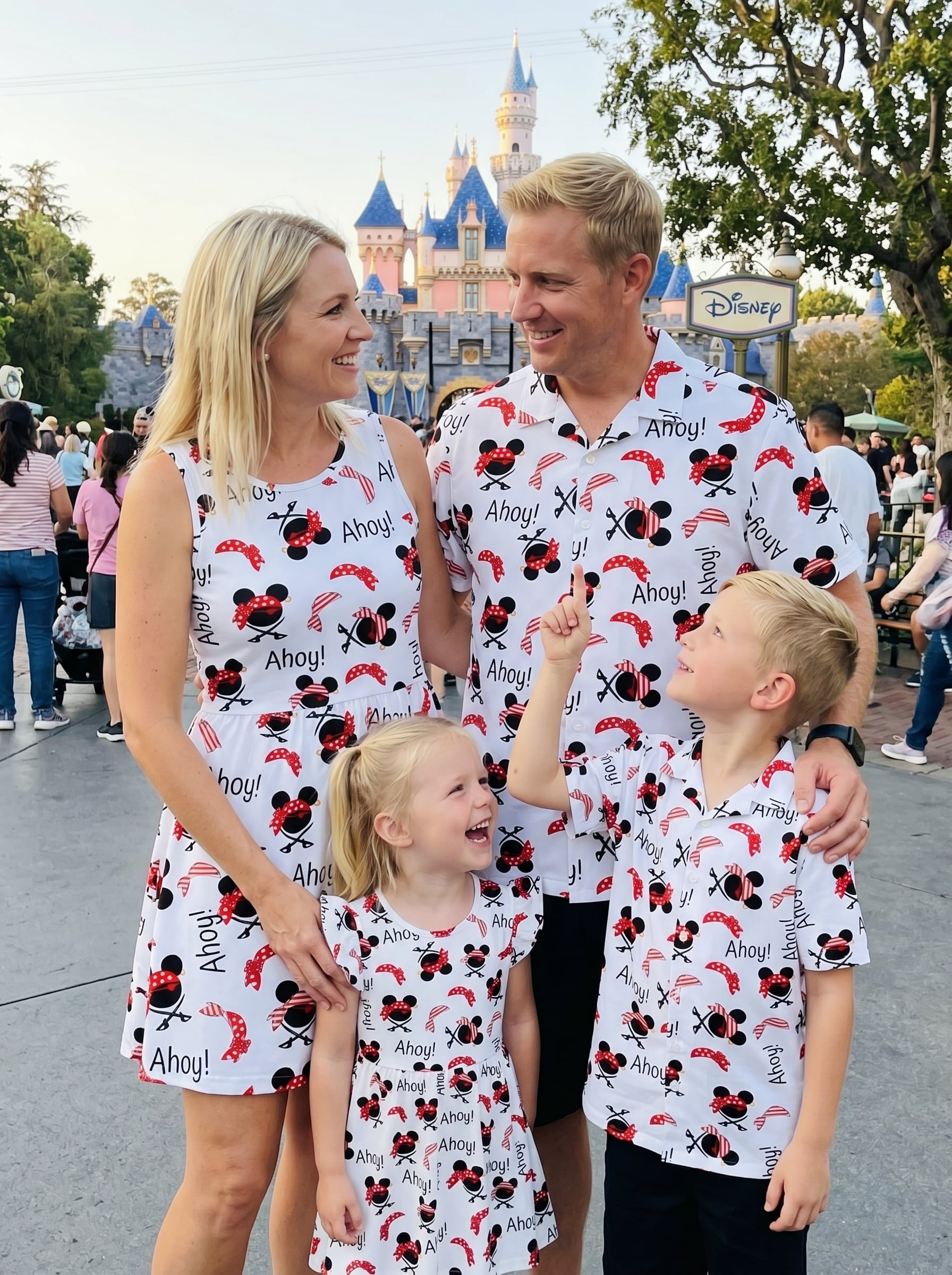 Disney Pirate Matching Family Set, Disney Family Vacation Outfit, Disneyland Trip Clothes - Image 2