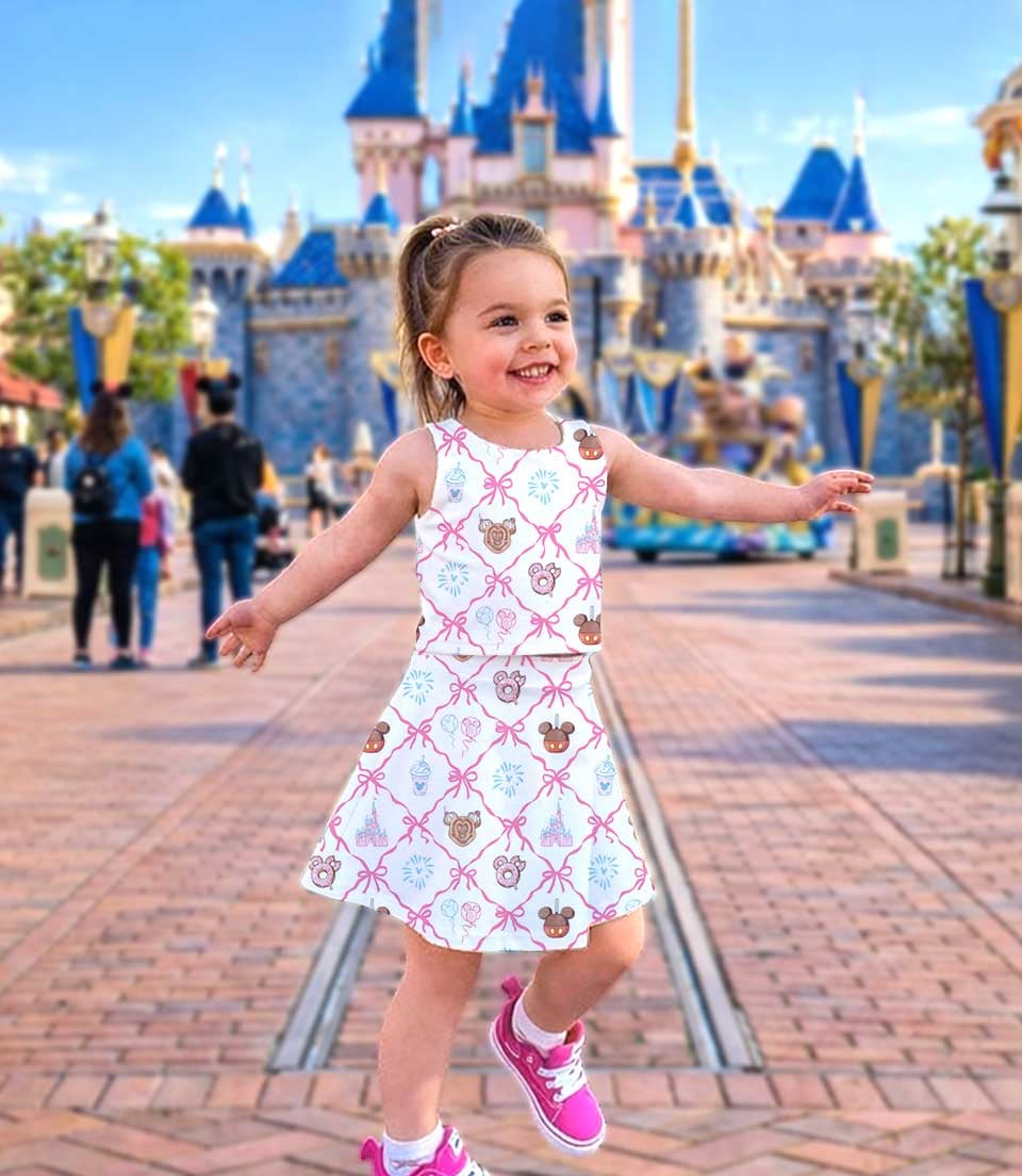 Disney Parks Matching Mom and Me Dress Set, Family Vacation Theme Park Outfit - Image 3