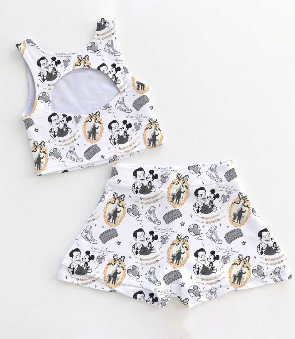 Disney Walt Disney & Mickey Mouse Matching Mom and Me Dress Set, Family Vacation Theme Park Outfit - Image 2