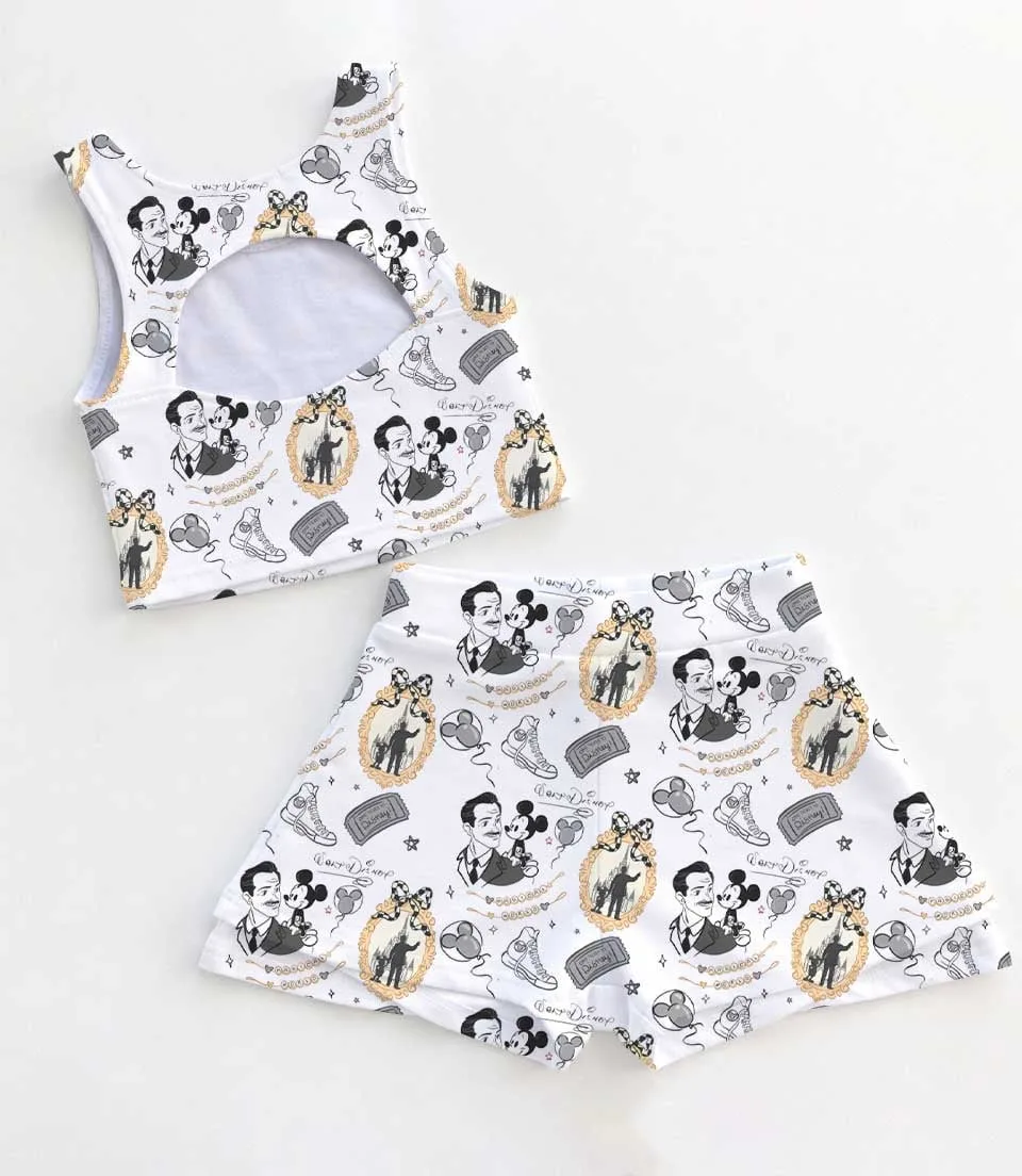 Disney Walt Disney & Mickey Mouse Matching Mom and Me Dress Set, Family Vacation Theme Park Outfit - Image 2