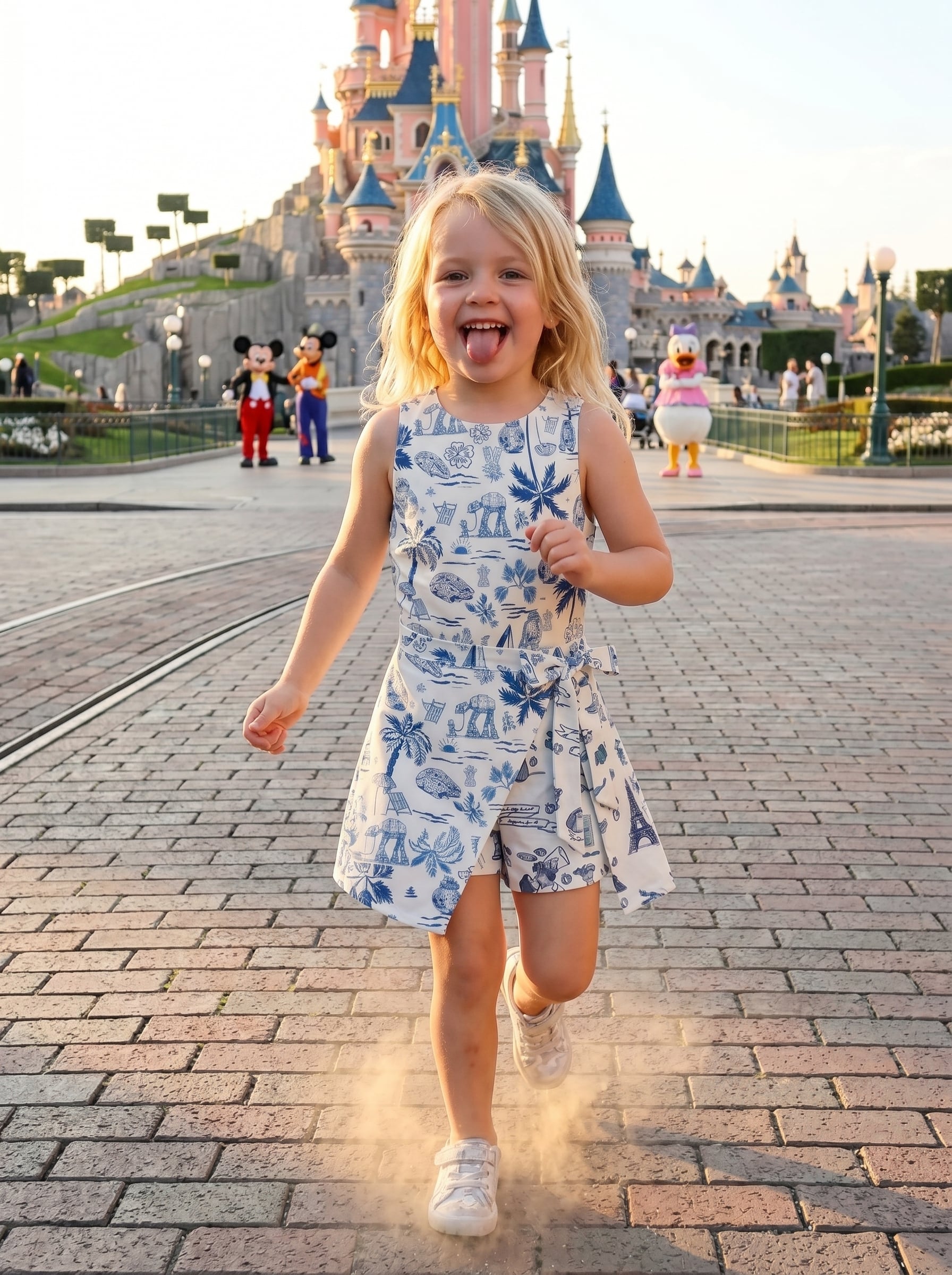 Travel Toile Tennis Dress Skirt, Disney Park Vacation Outfit - Image 3