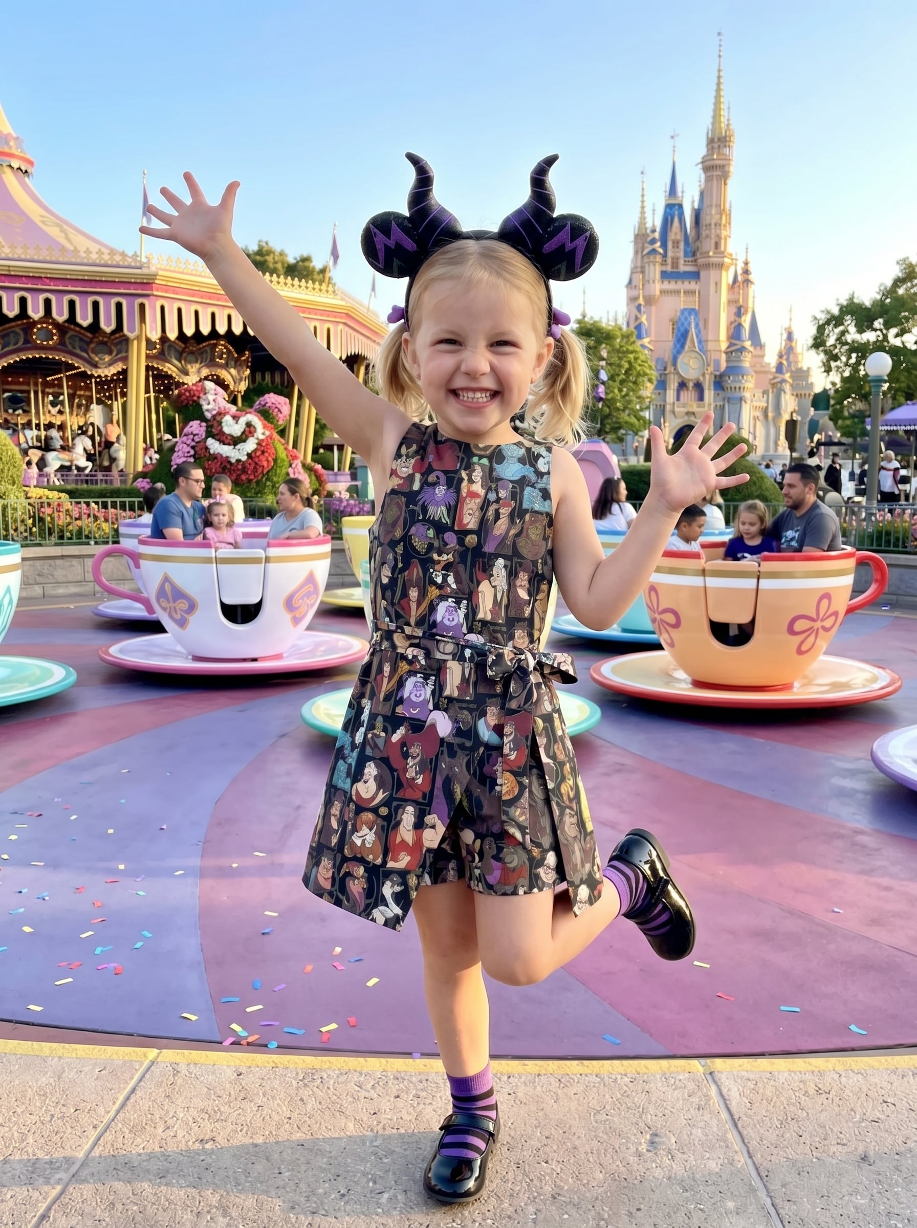 Disney Villains Tennis Dress Skirt, Disney Park Vacation Outfit, Disney Villains Skort Dress - Image 5