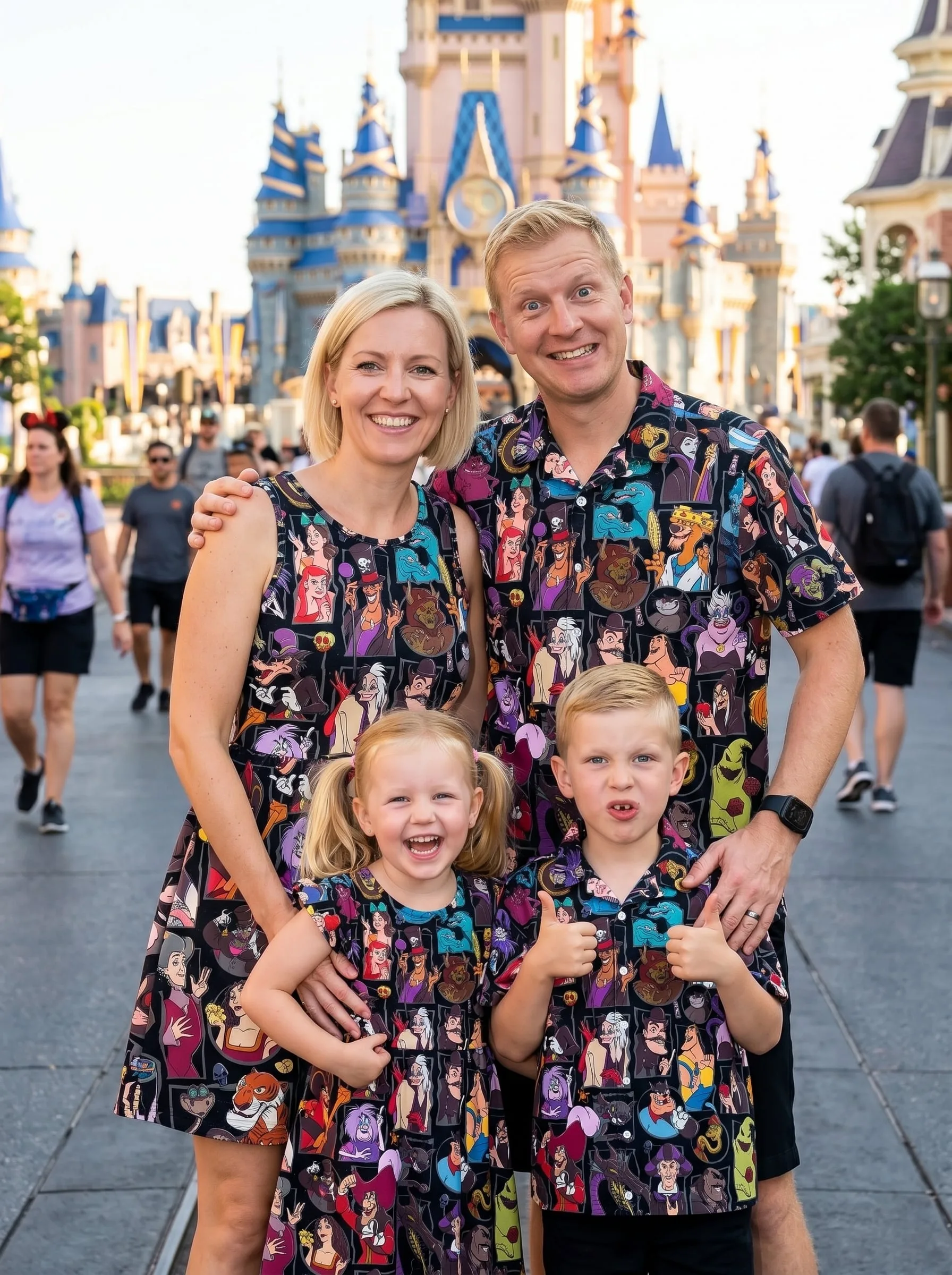 Disney Villains Matching Family Set, Disney Family Vacation Outfit, Disneyland Trip Clothes