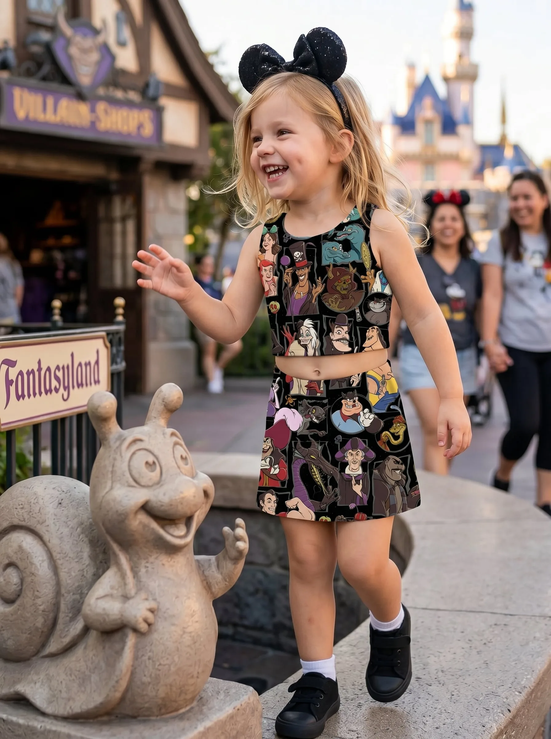 Disney Villains Matching Dress Set, Mom And Me Outfit, Disney Park Vacation Clothes - Image 4