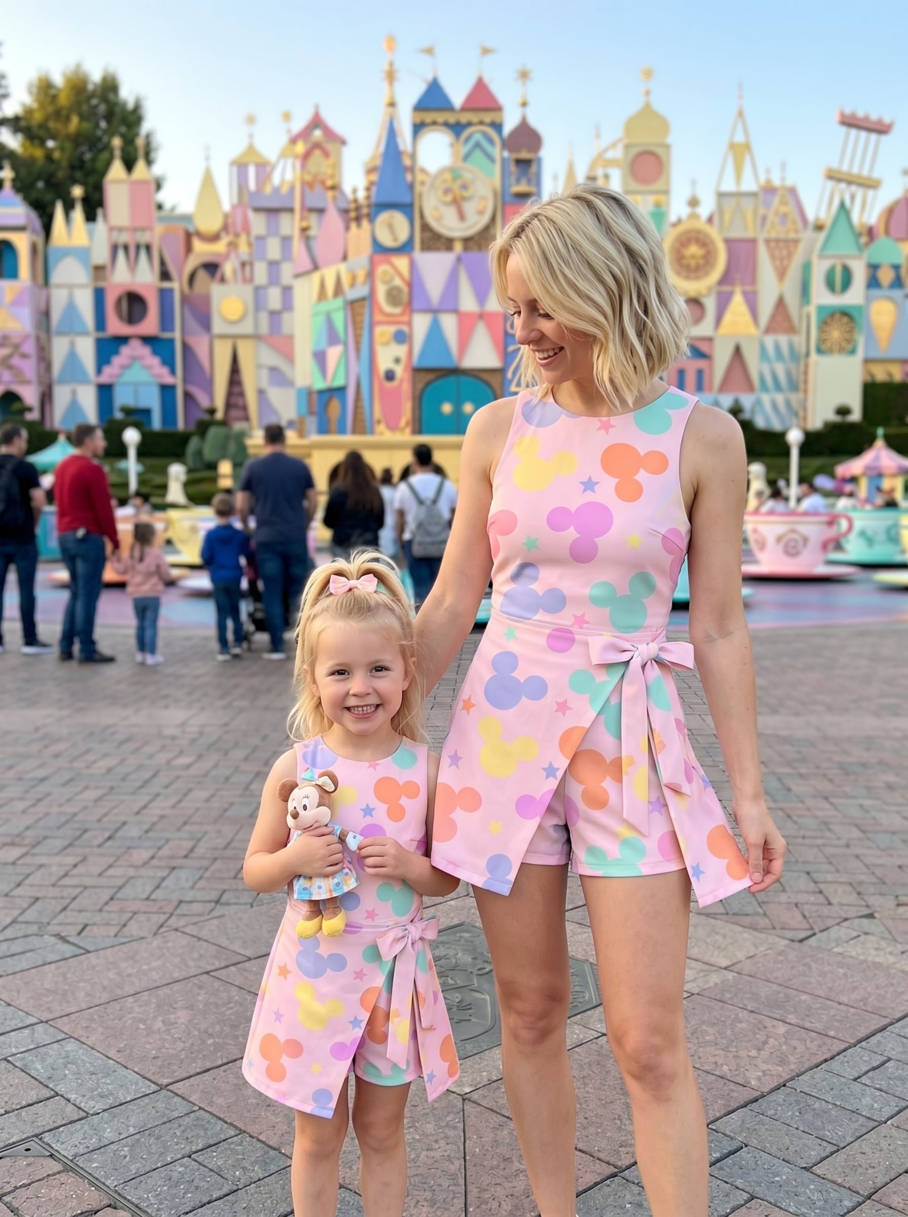 Pastel Mickey Tennis Dress Skirt, Disney Park Vacation Outfit, Pastel Mickey Skort Dress - Image 4
