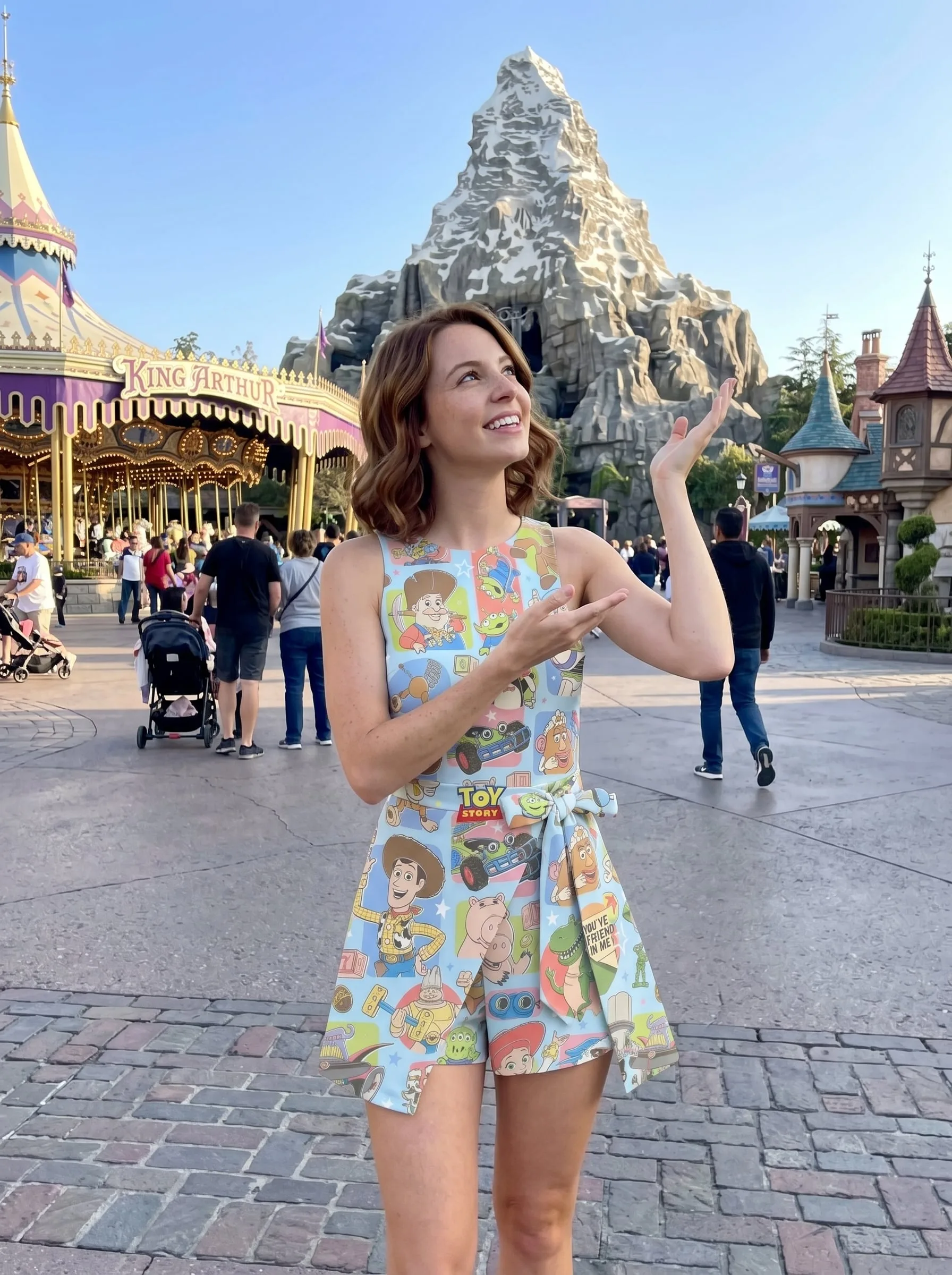 Toy Story Tennis Dress Skirt, Disney Park Vacation Outfit, Toy Story Skort Dress - Image 3