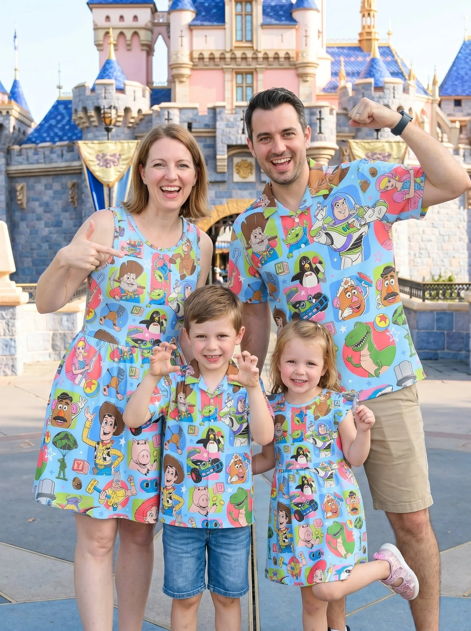 Toy Story Matching Family Set, Disney Family Vacation Outfit, Disneyland Trip Clothes