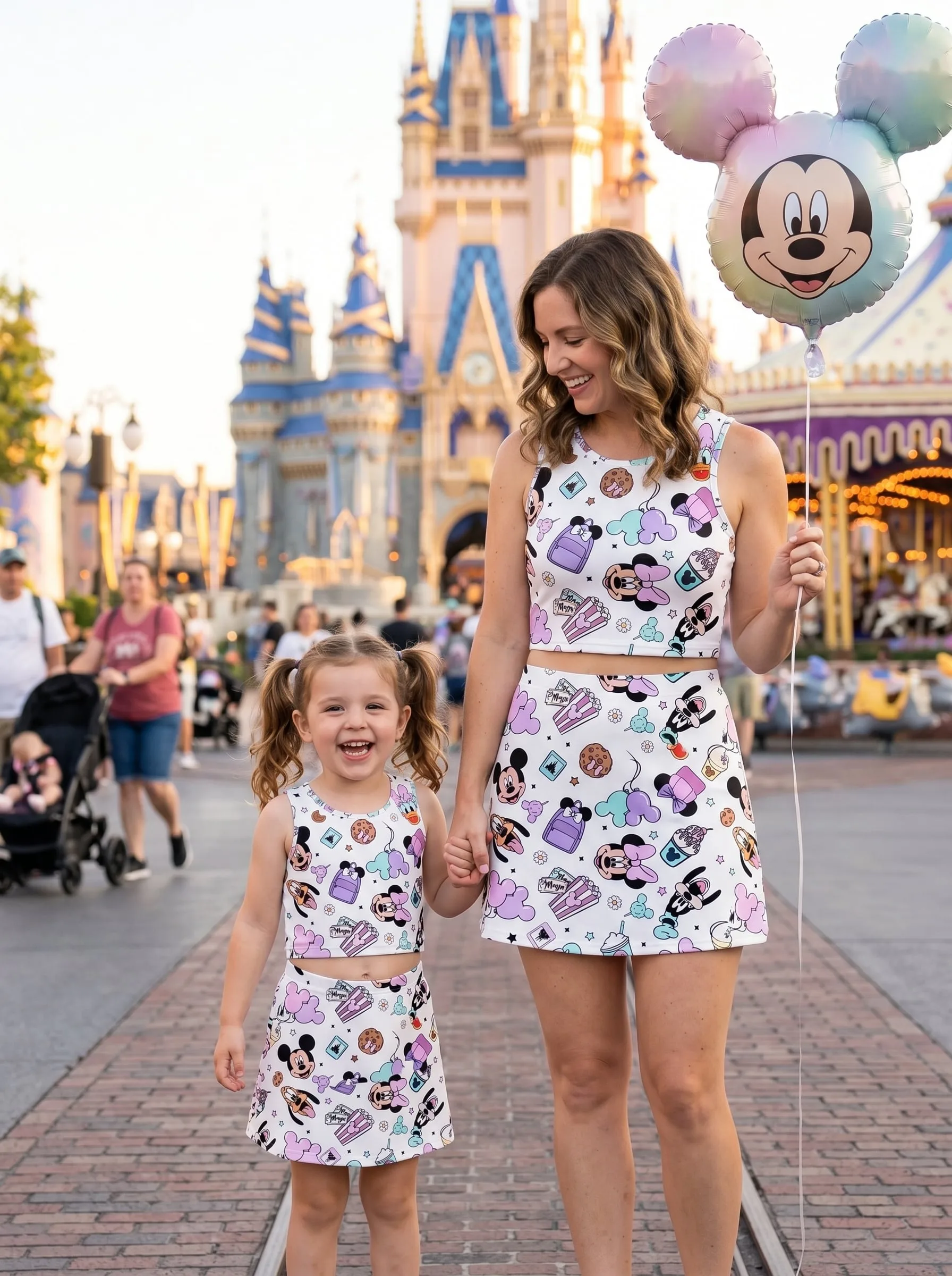 Minnie Mouse Matching Dress Set, Mom And Me Outfit, Disney Park Vacation Clothes - Image 2