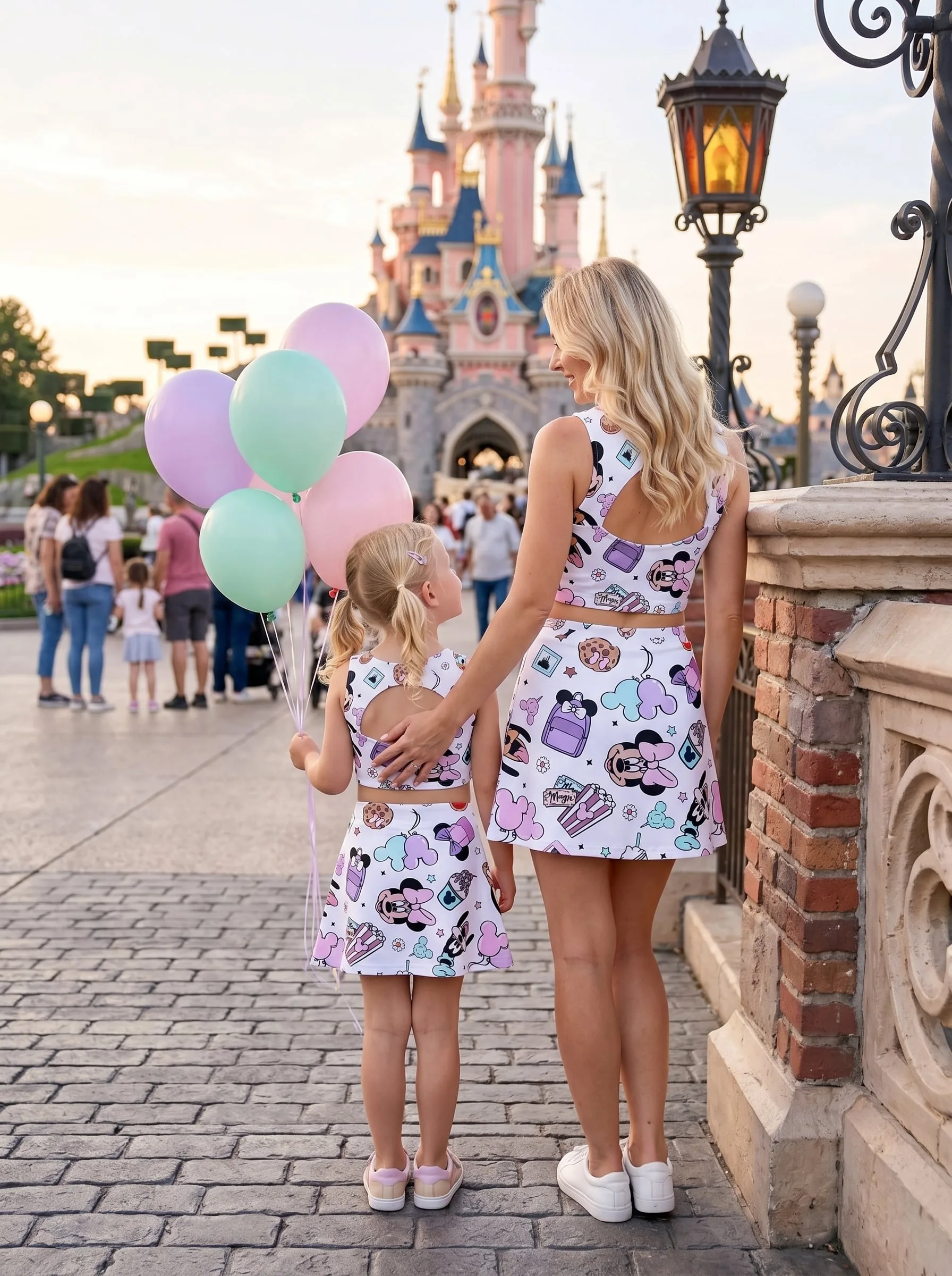 Minnie Mouse Matching Dress Set, Mom And Me Outfit, Disney Park Vacation Clothes - Image 6