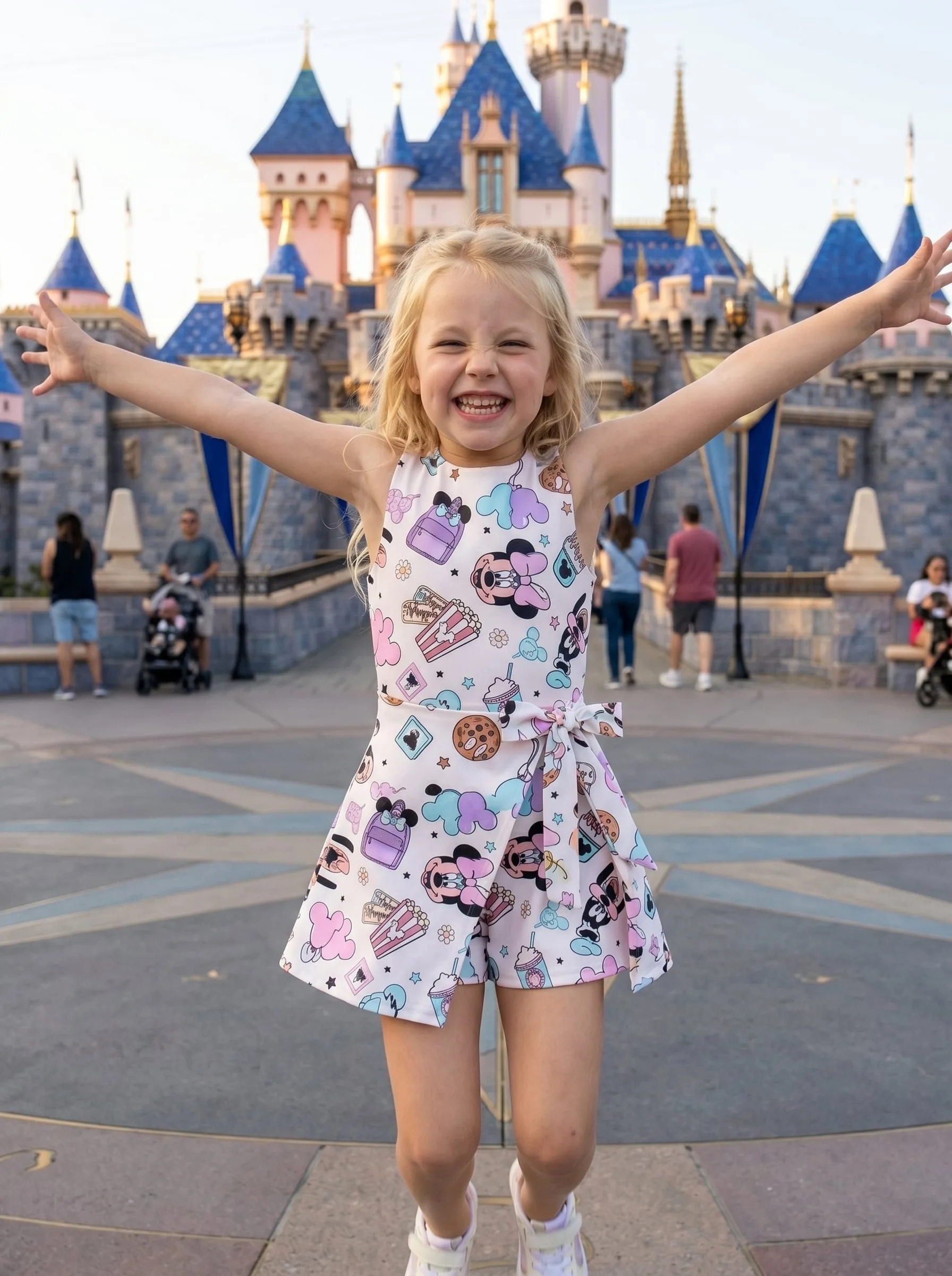 Minnie Mouse Tennis Dress Skirt, Disney Park Vacation Outfit, Minnie Skort Dress - Image 3