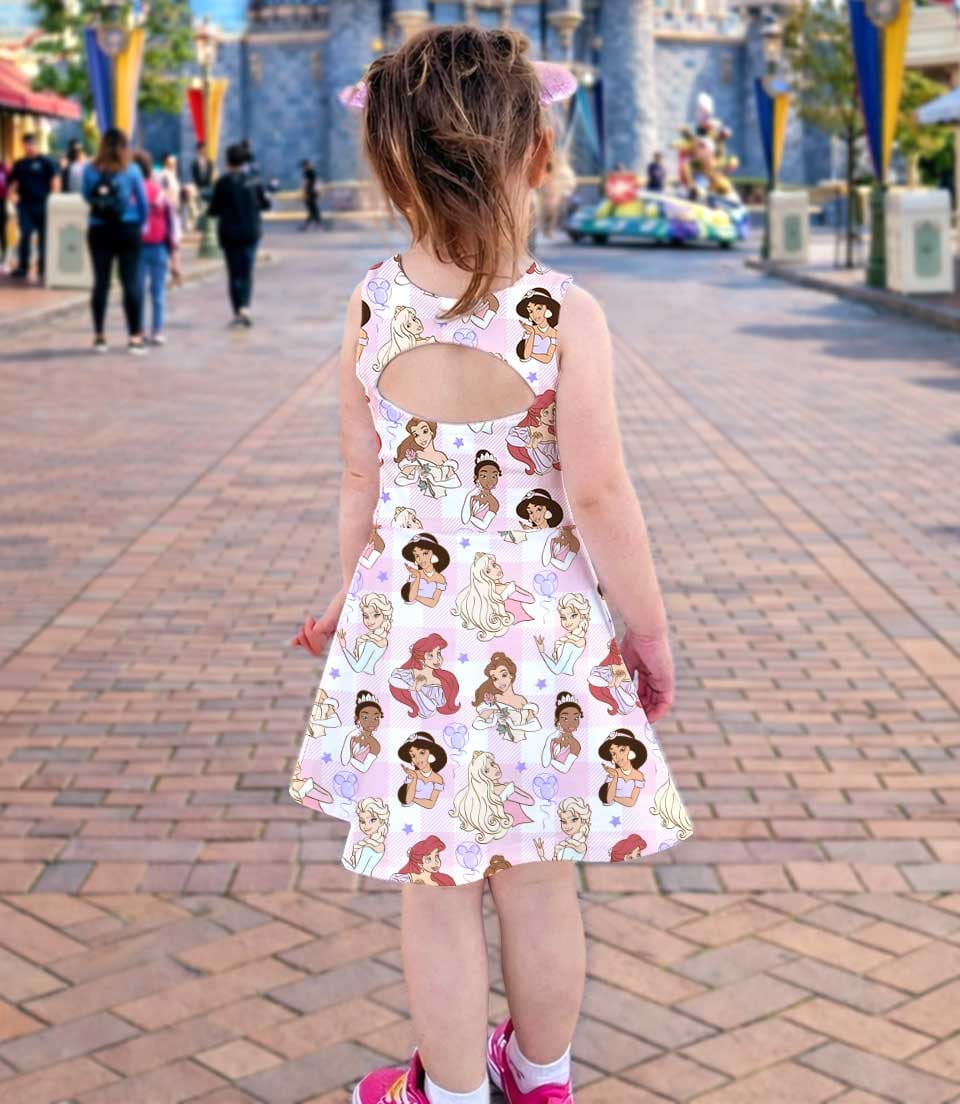 Disney Princess Matching Mom and Me Dress Set, Family Vacation Theme Park Outfit - Image 4