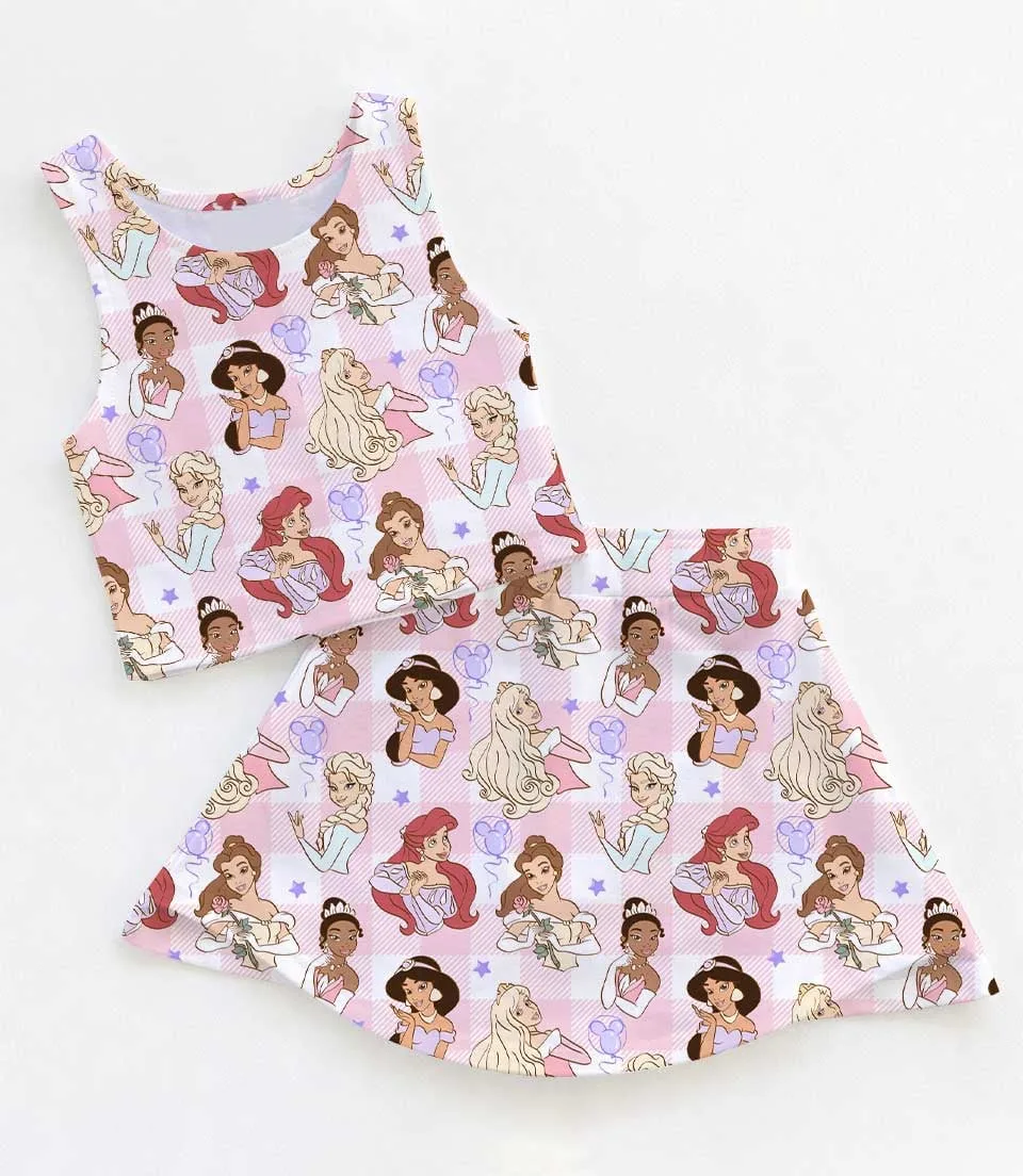 Disney Princess Matching Mom and Me Dress Set, Family Vacation Theme Park Outfit